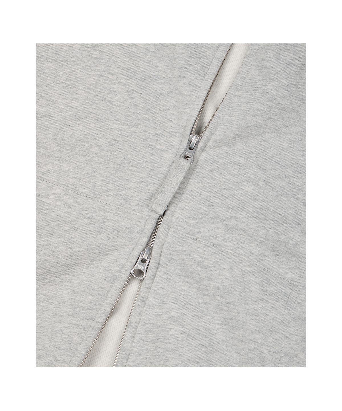 이티씨이(ETCE) (BASE) NY CROSS HOOD ZIP UP (GRAY)