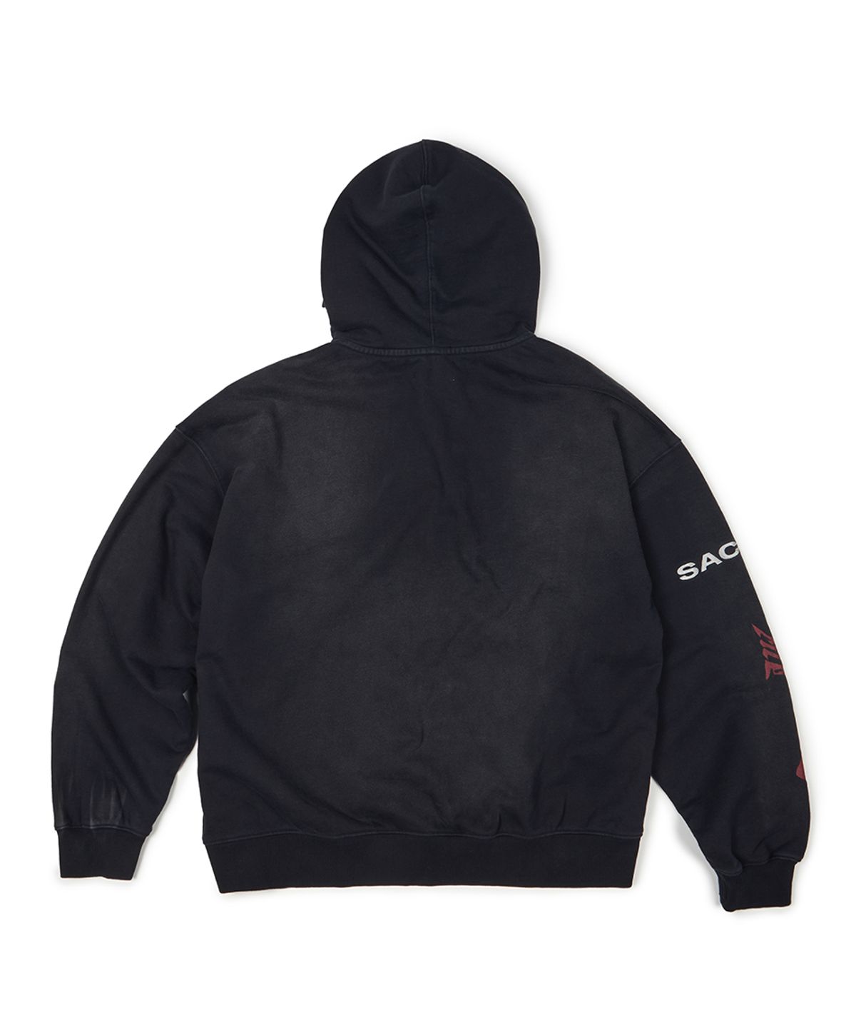 이티씨이(ETCE) WASHED SACRIFICE HOOD ZIP UP (BLACK)