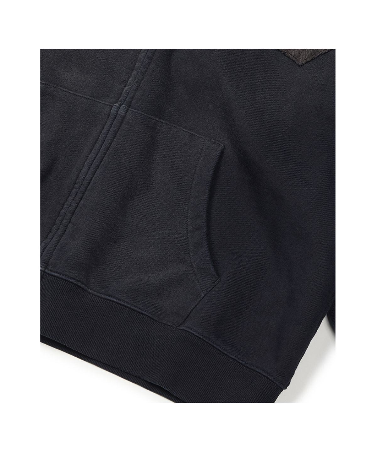 이티씨이(ETCE) WASHED SACRIFICE HOOD ZIP UP (BLACK)