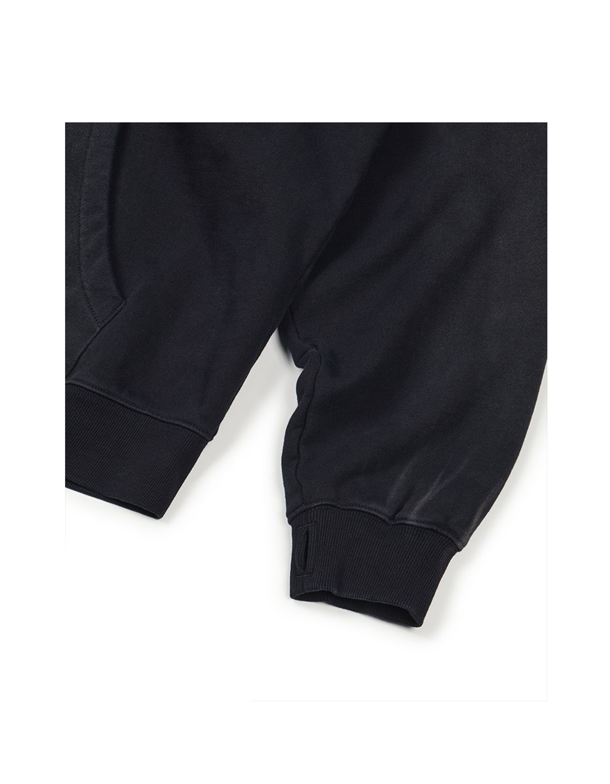 이티씨이(ETCE) WASHED SACRIFICE HOOD ZIP UP (BLACK)