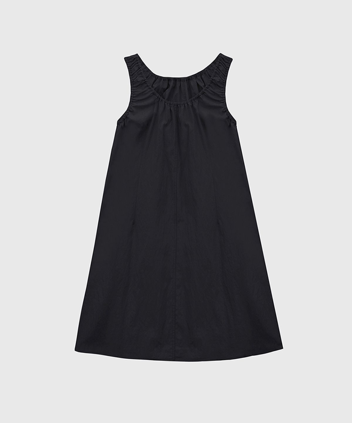 퀸스래빗(Q'SRB) Shirring Sleeveless A-line Mini Dress