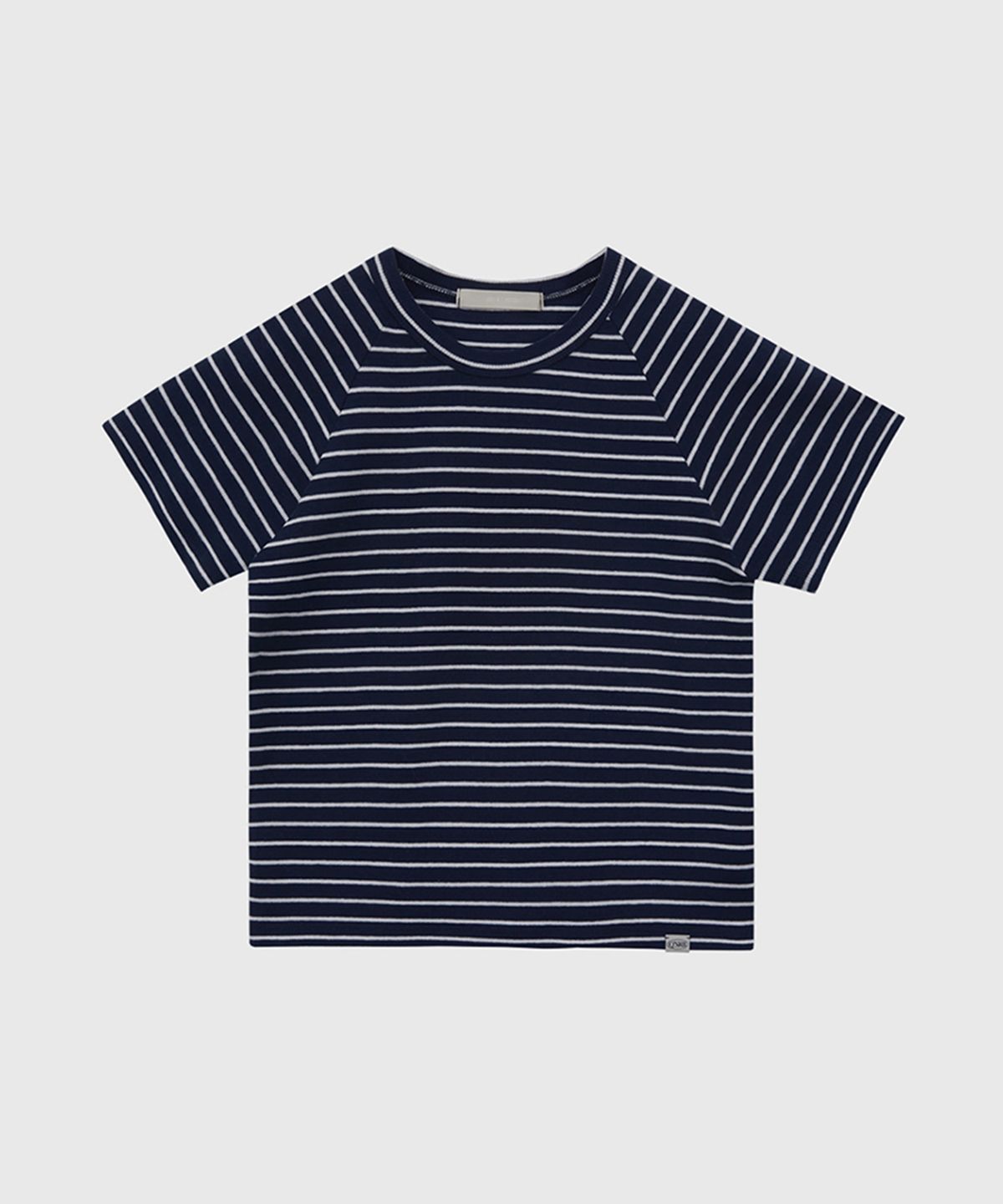퀸스래빗(Q'SRB) QSRB Stripe Raglan Span Short Sleeve T-shirt