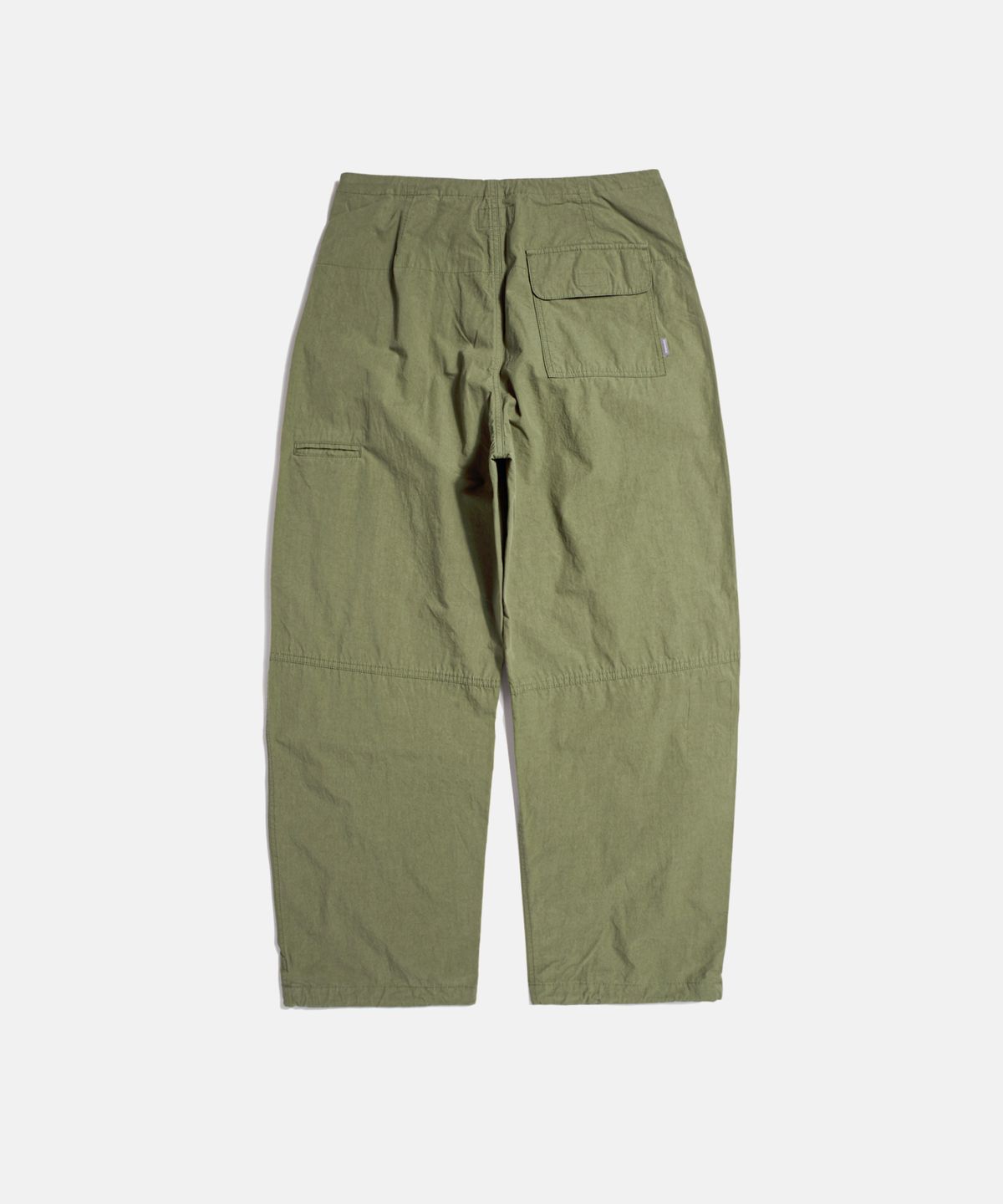 에스피오나지(ESPIONAGE) Pleated Wide Army Pants Light Olive