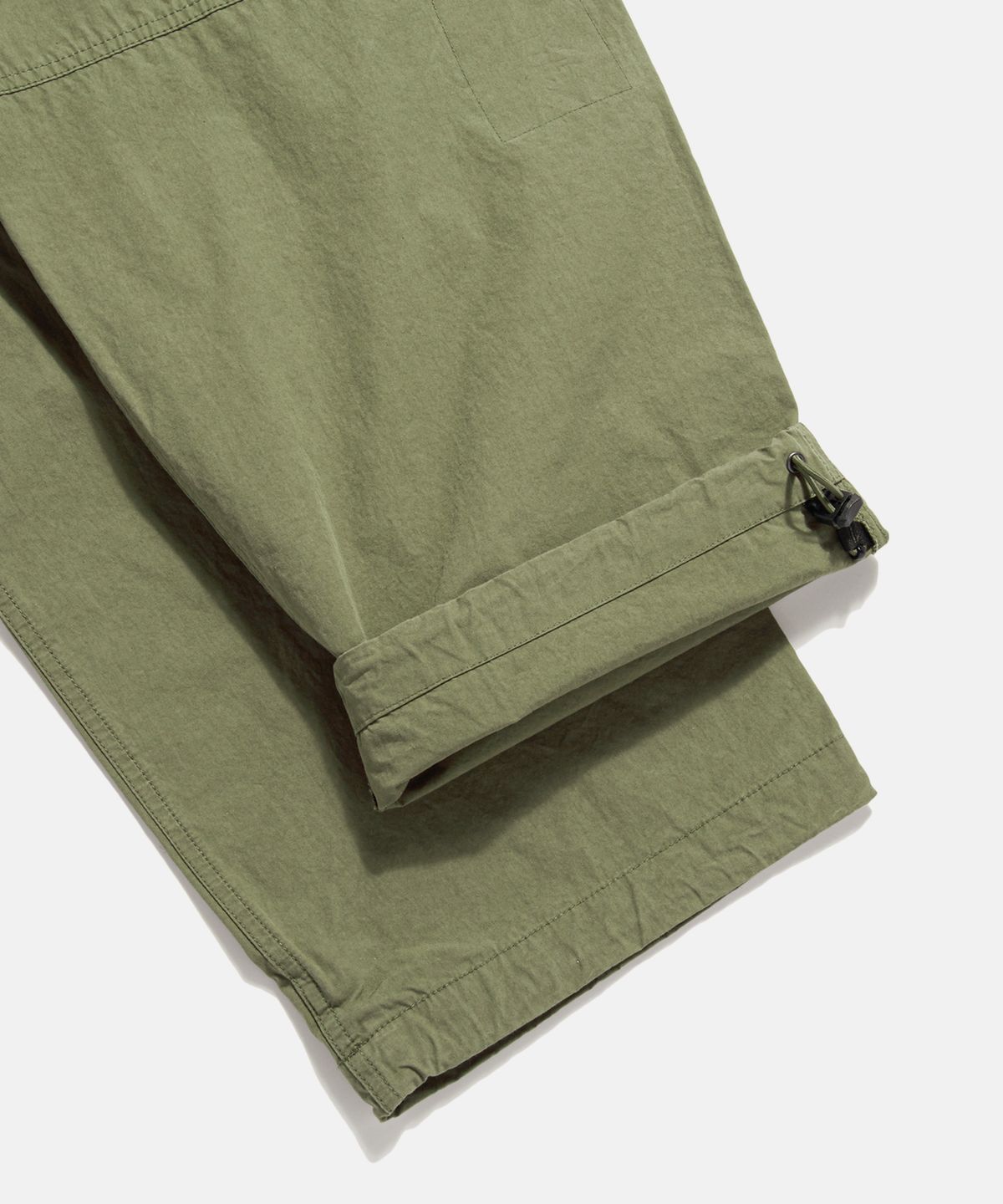 에스피오나지(ESPIONAGE) Pleated Wide Army Pants Light Olive