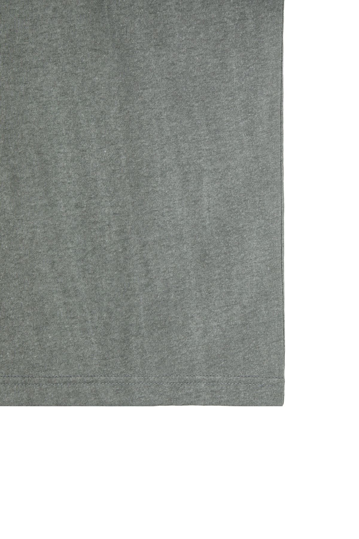 다이닛(DEINET) STAR TRIM DYEING T-SHIRTS IN GREY