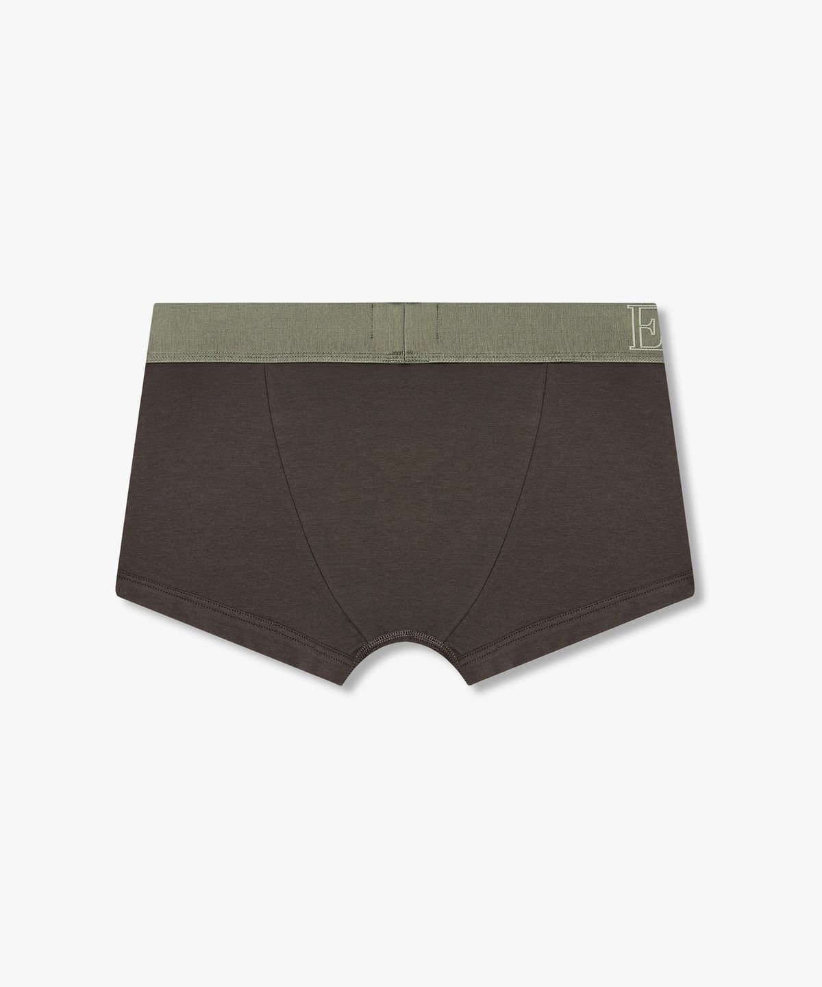 엠포리오 아르마니 언더웨어(EMPORIO ARMANI UNDERWEAR) 남성 아웃라인 로고 밴딩 드로즈_다크 브루넷 0816112008