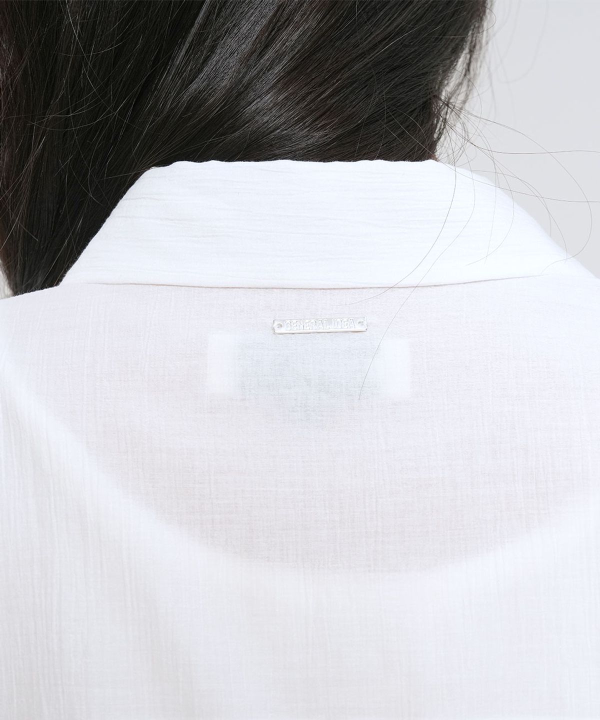 제너럴아이디어(GENERALIDEA) 썸머 링클 시어 셔츠 [WHITE] / WBE2L03531