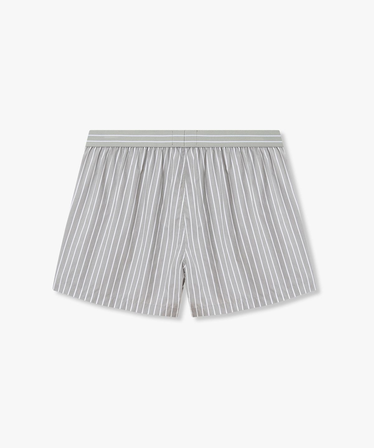 엠포리오 아르마니 언더웨어(EMPORIO ARMANI UNDERWEAR) 남성 볼드 스트라이프 이글 패치 트렁크_그레이 0816112090