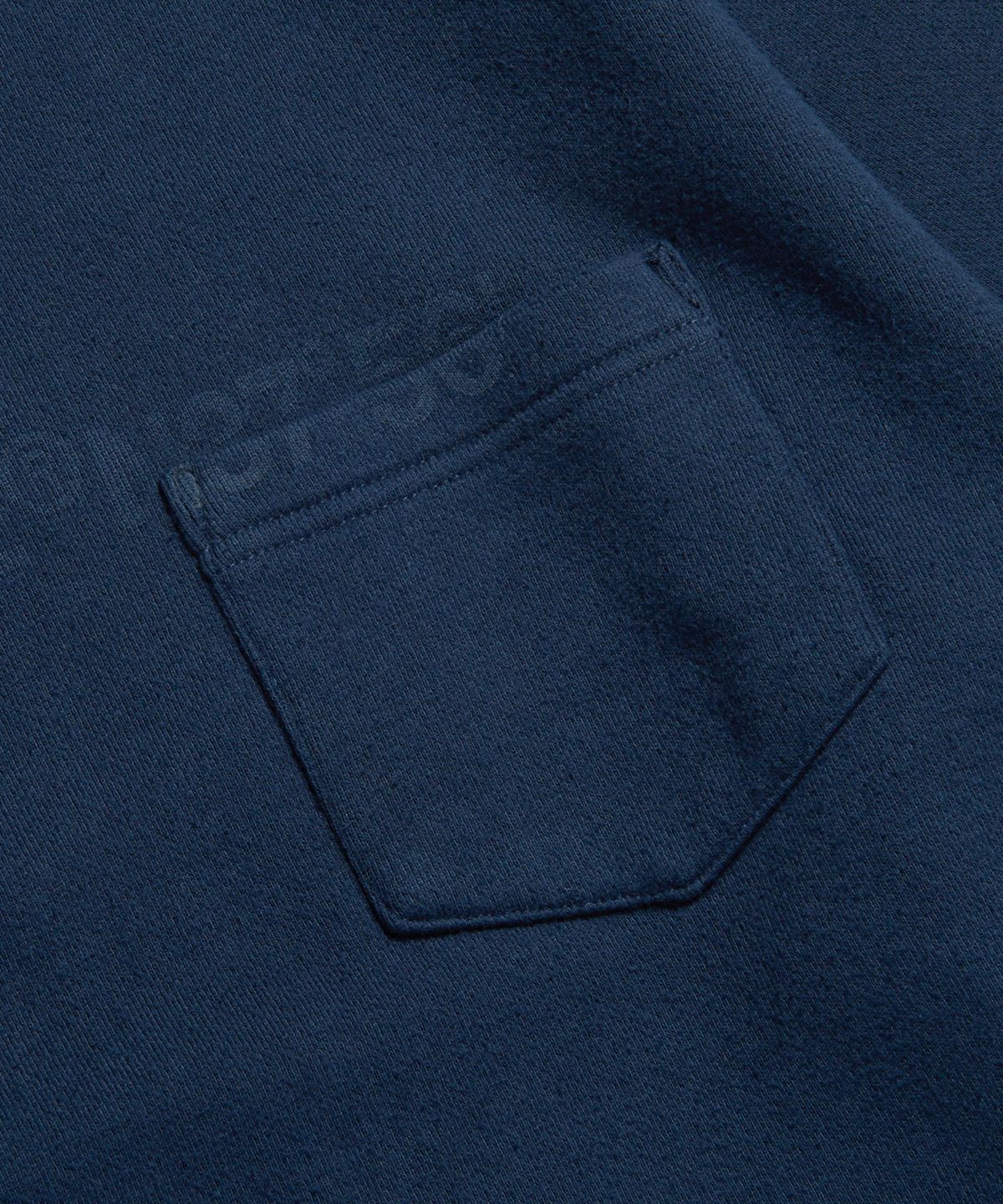 에스피오나지(ESPIONAGE) Faded Logo Pocket VTG Sweatshirt Navy