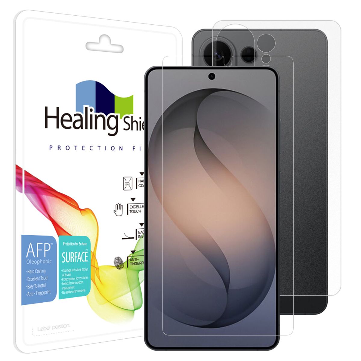 힐링쉴드(HEALINGSHIELD) 갤럭시S26 울트라 올레포빅 액정보호필름 1매 후면1매