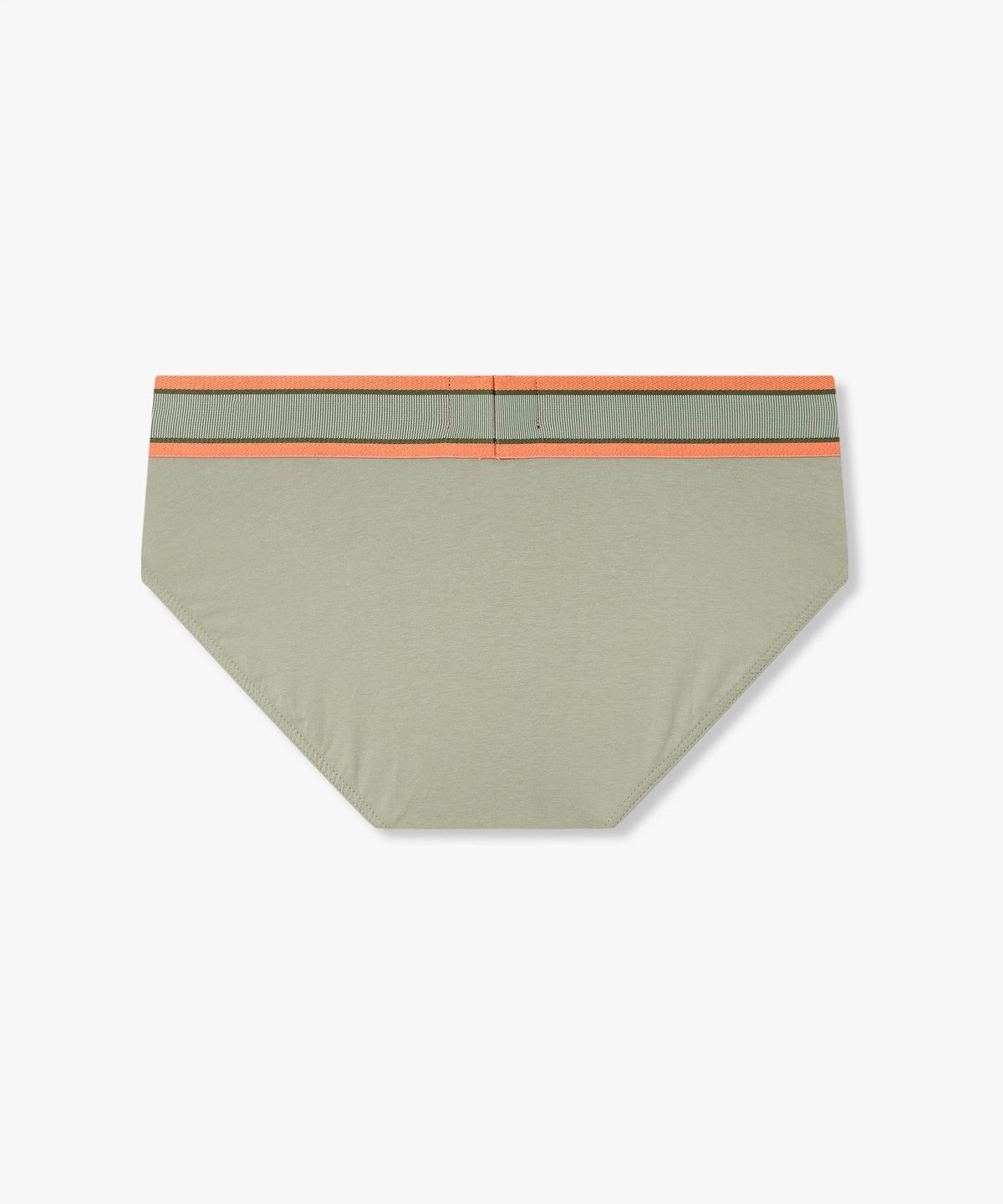 엠포리오 아르마니 언더웨어(EMPORIO ARMANI UNDERWEAR) 남성 배색 트림 빅 로고 밴딩 브리프_카무플라주 그린 0816111020