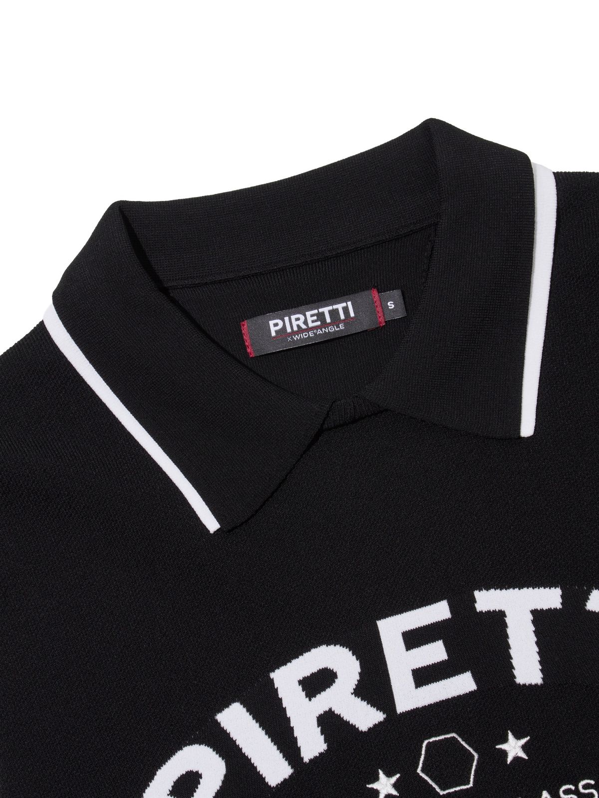 피레티(PIRETTI) 사보나 폴로 스웨터 W_Black