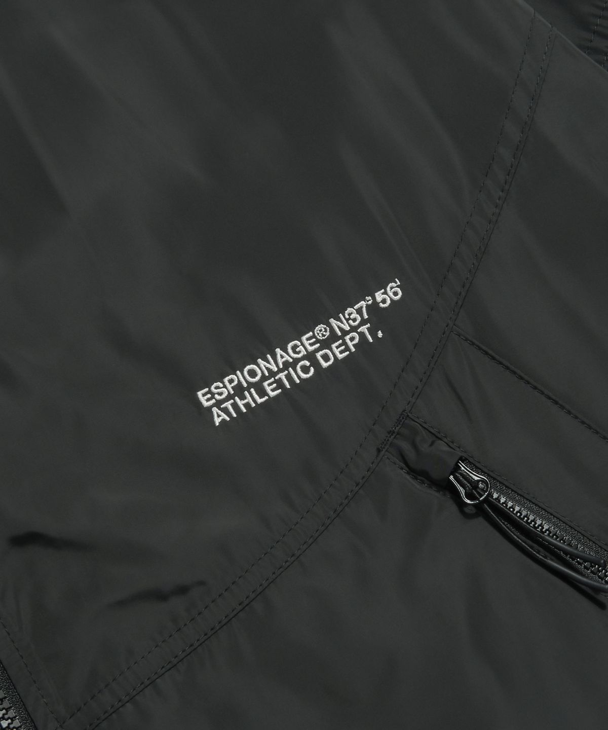 에스피오나지(ESPIONAGE) Athletic Track Jacket Black