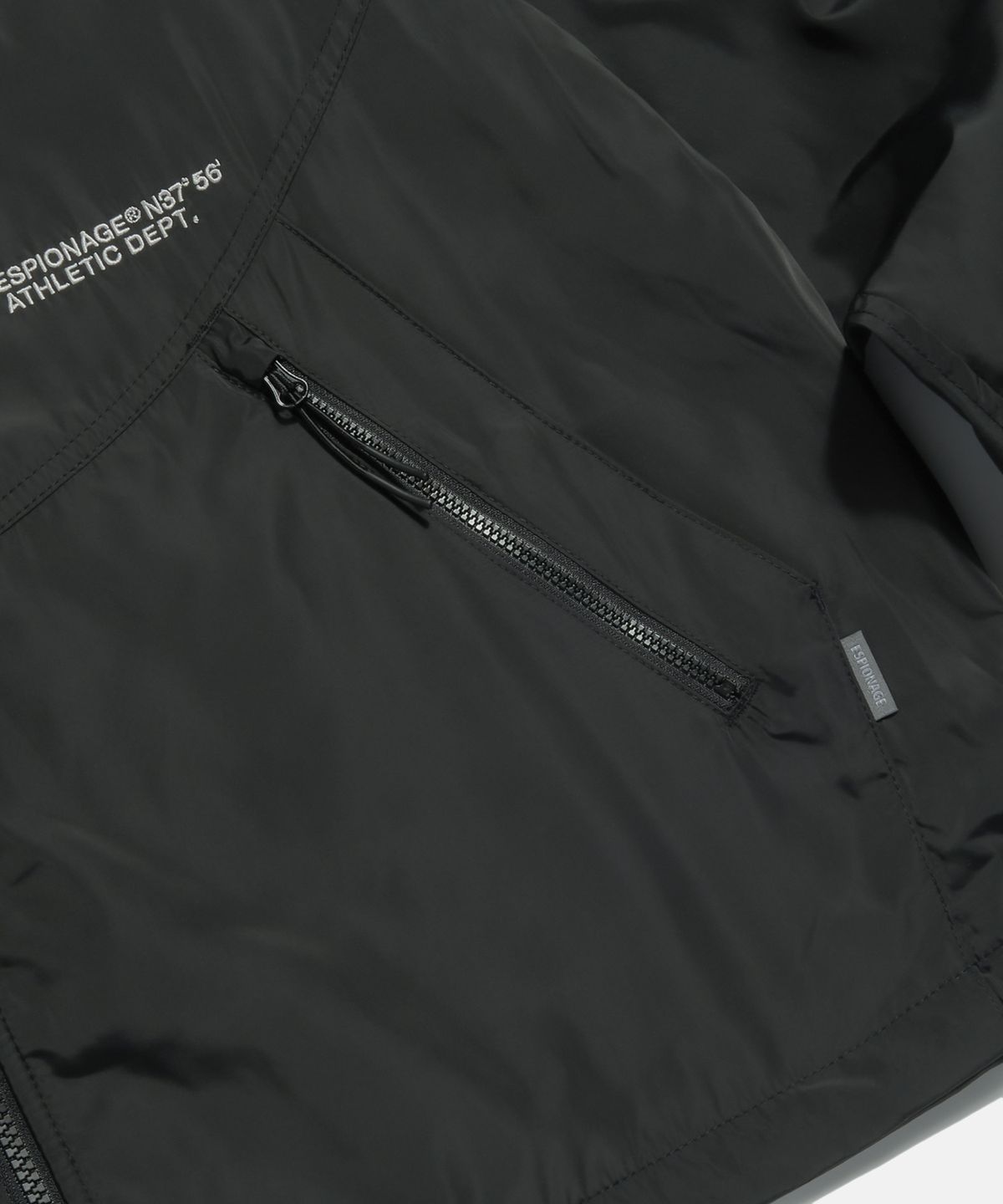 에스피오나지(ESPIONAGE) Athletic Track Jacket Black