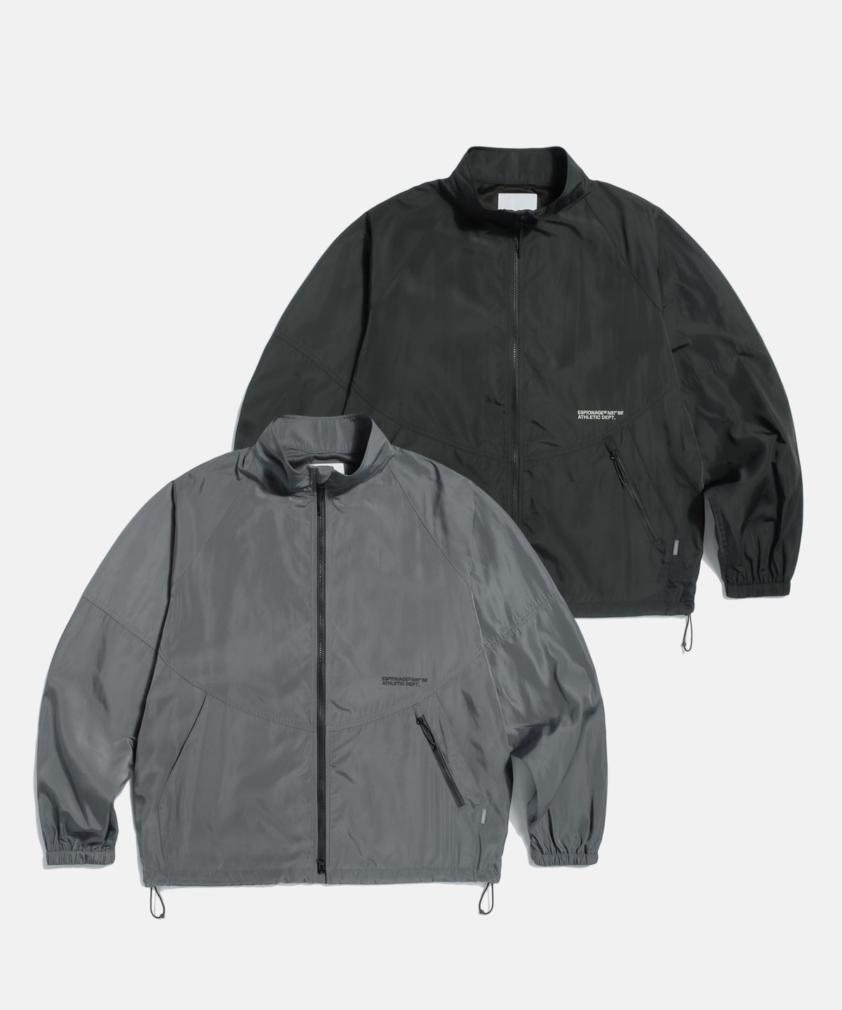에스피오나지(ESPIONAGE) Athletic Track Jacket Black
