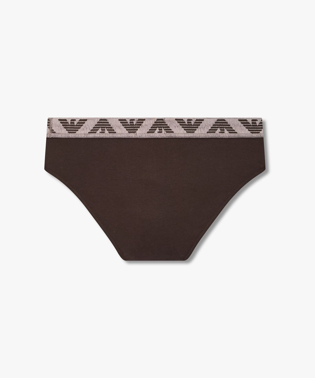 엠포리오 아르마니 언더웨어(EMPORIO ARMANI UNDERWEAR) 남성 글로시 밴딩 코튼 브리프_다크 브라운 0816111045