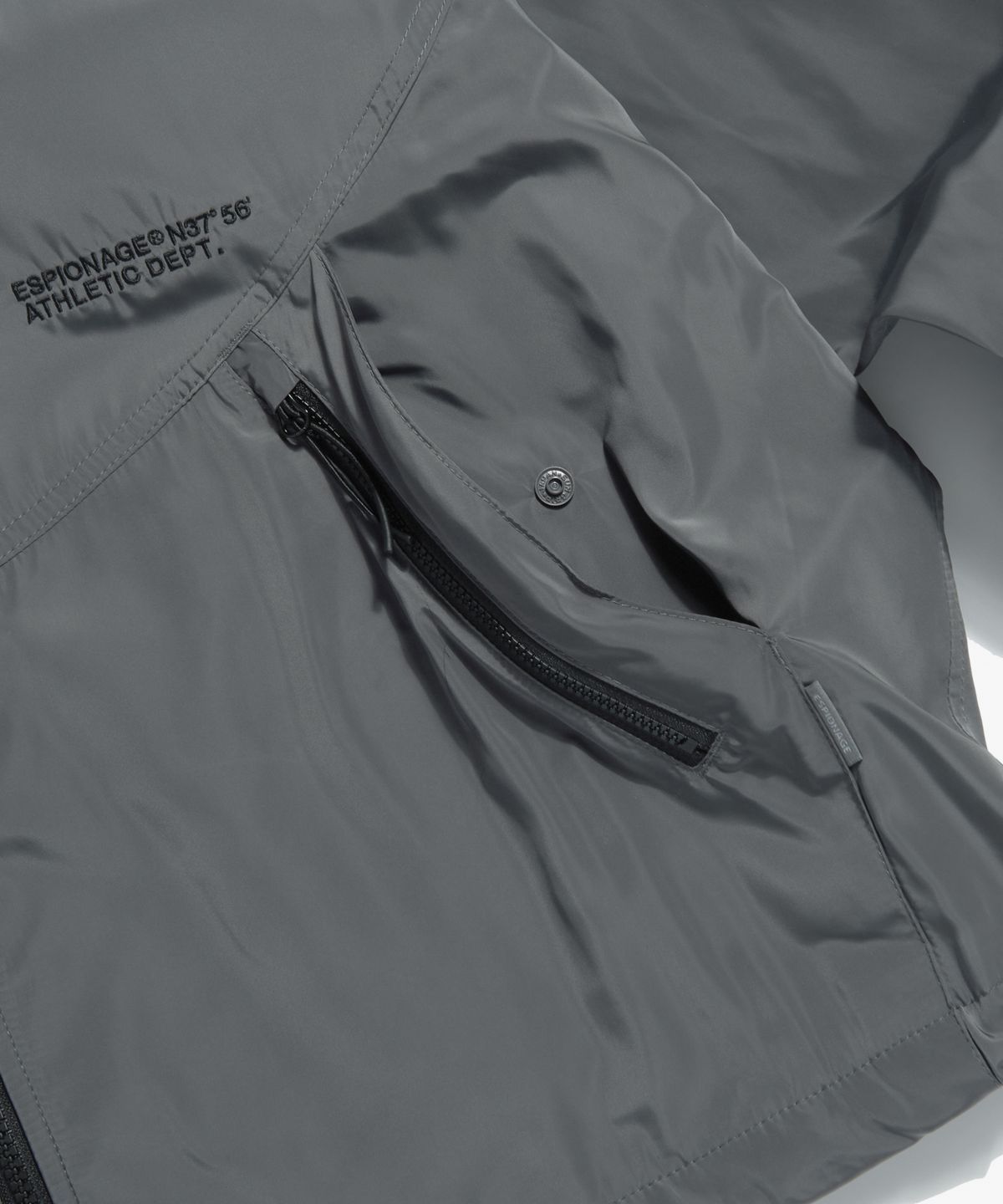 에스피오나지(ESPIONAGE) Athletic Track Jacket Grey