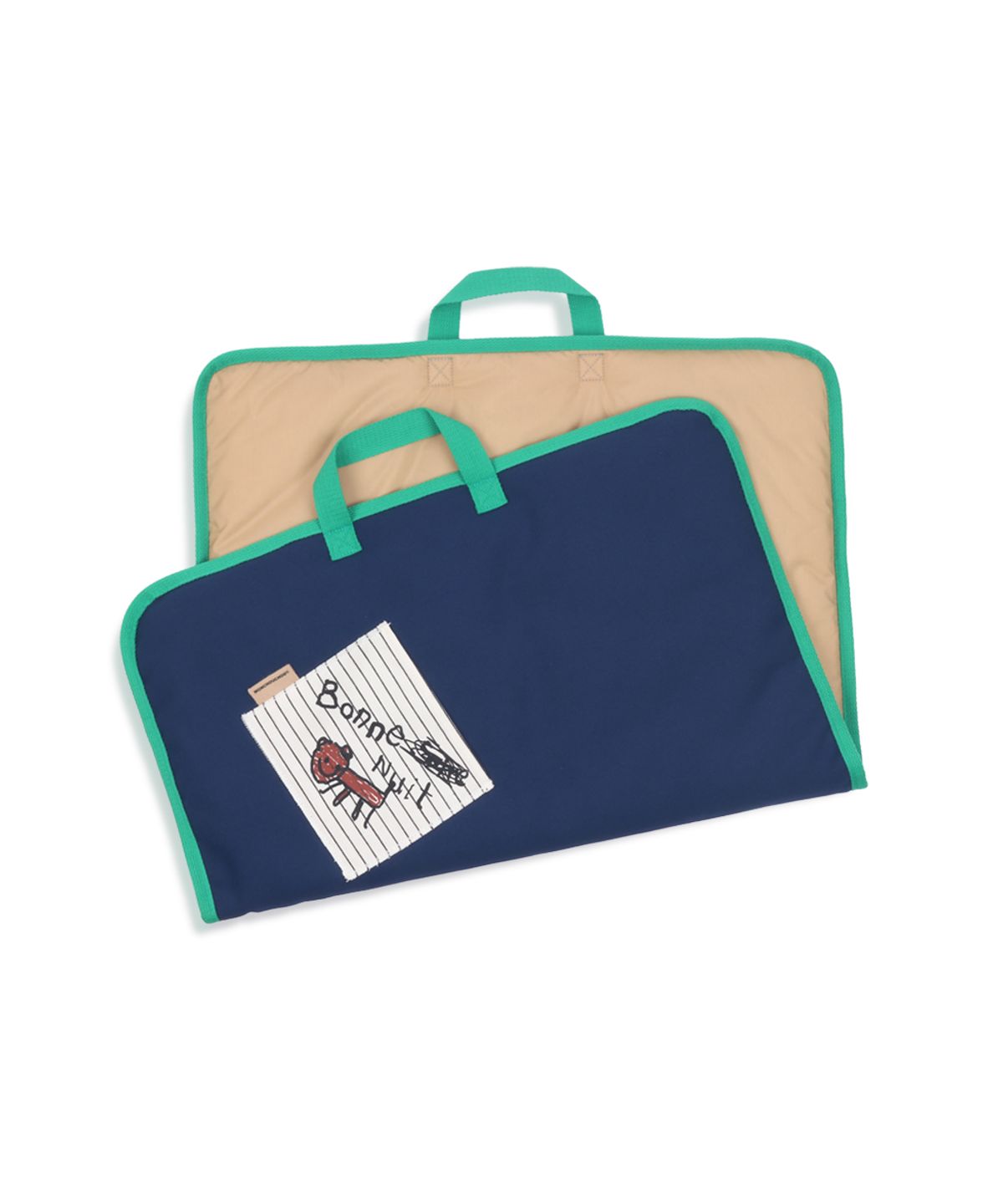 몽슈슈(MONCHOUCHOU) Nubo Sketch Mat Navy