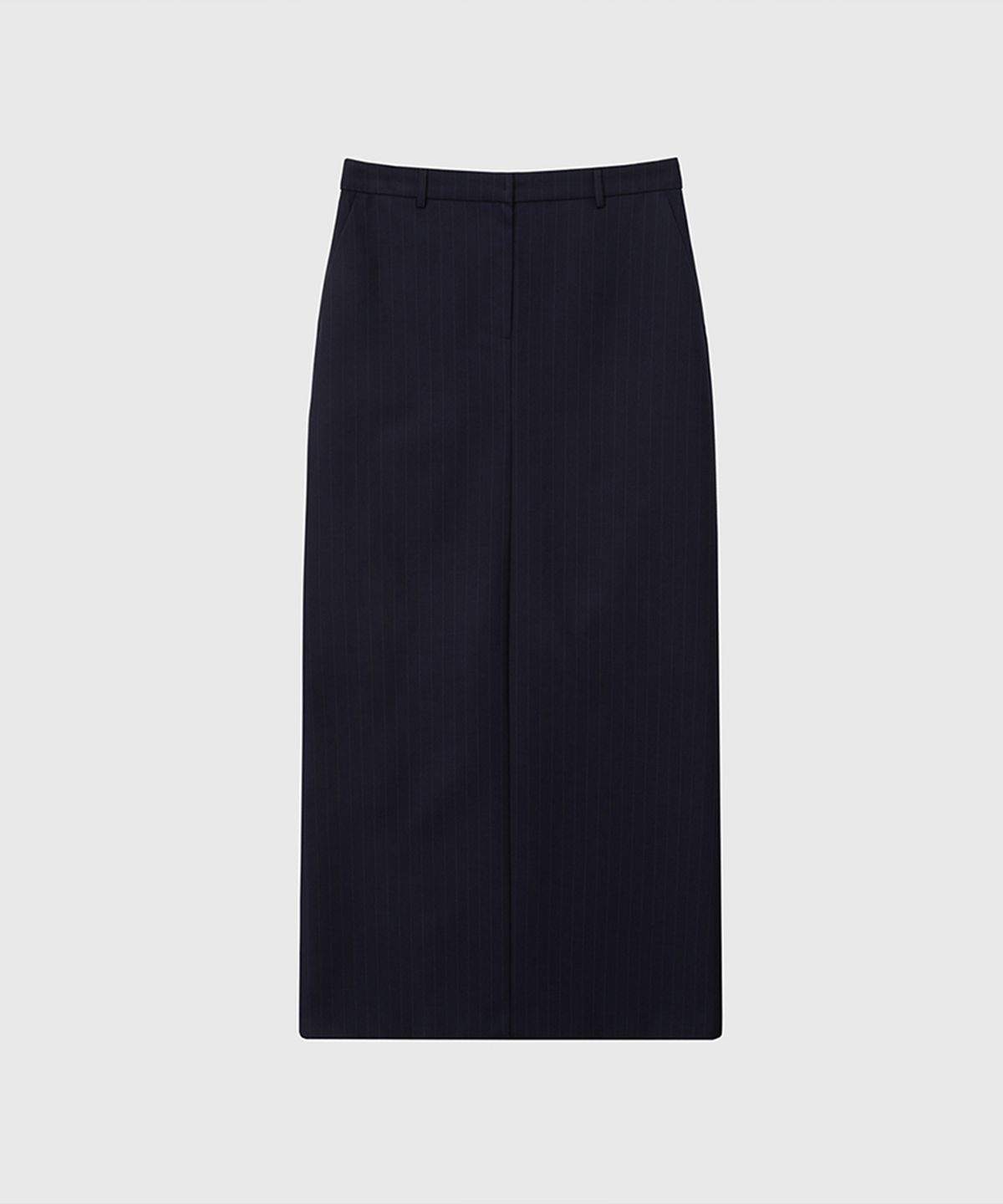 퀸스래빗(Q'SRB) Stripe Four Set Up Suit-H Line Long Slit Maxi Skirt