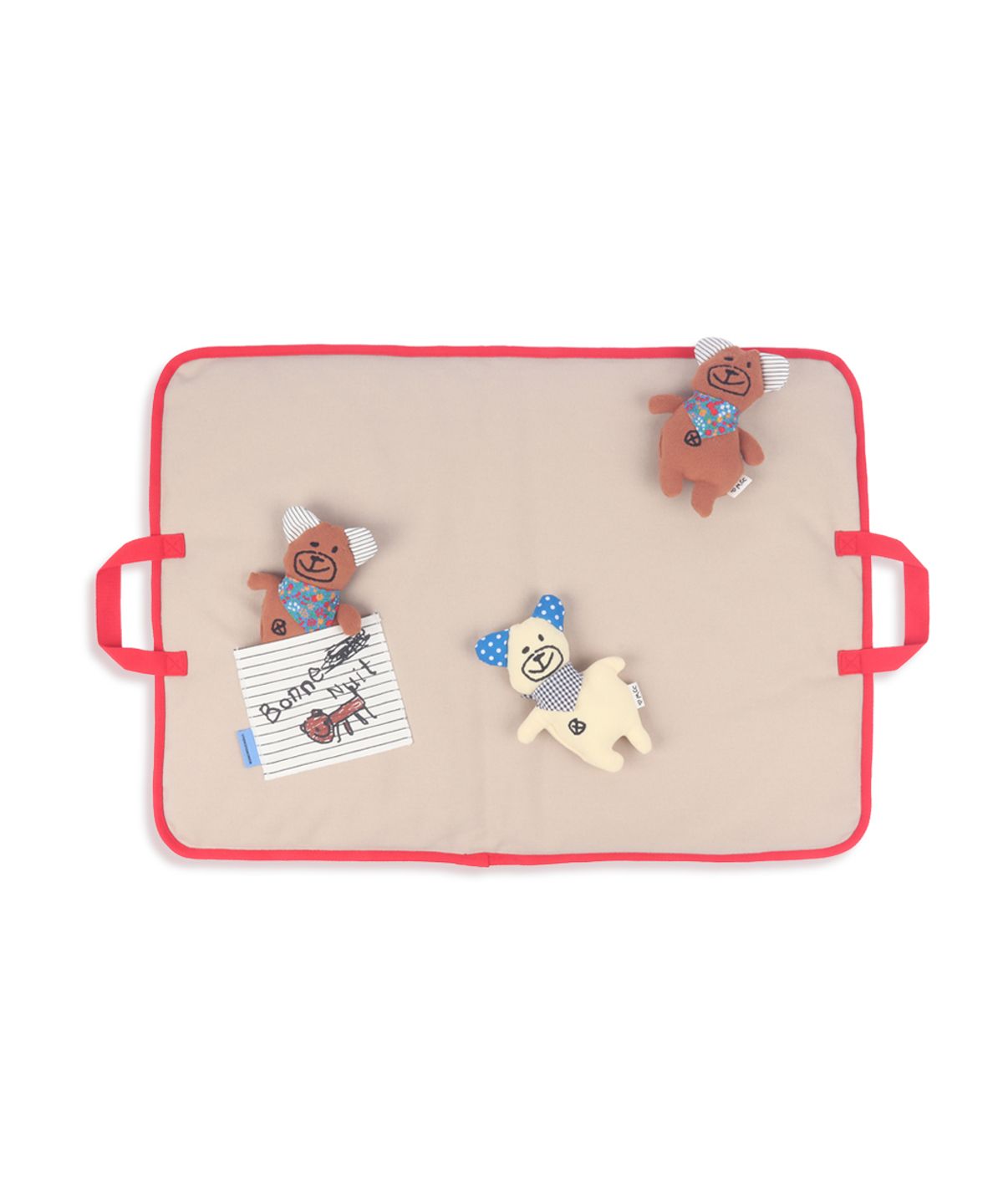몽슈슈(MONCHOUCHOU) Nubo Sketch Mat Beige