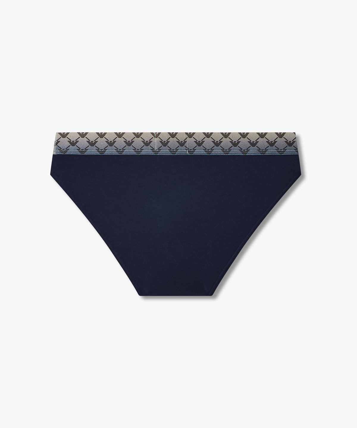엠포리오 아르마니 언더웨어(EMPORIO ARMANI UNDERWEAR) 남성 그라데이션 로고 밴딩 브리프_네이비 0816111031
