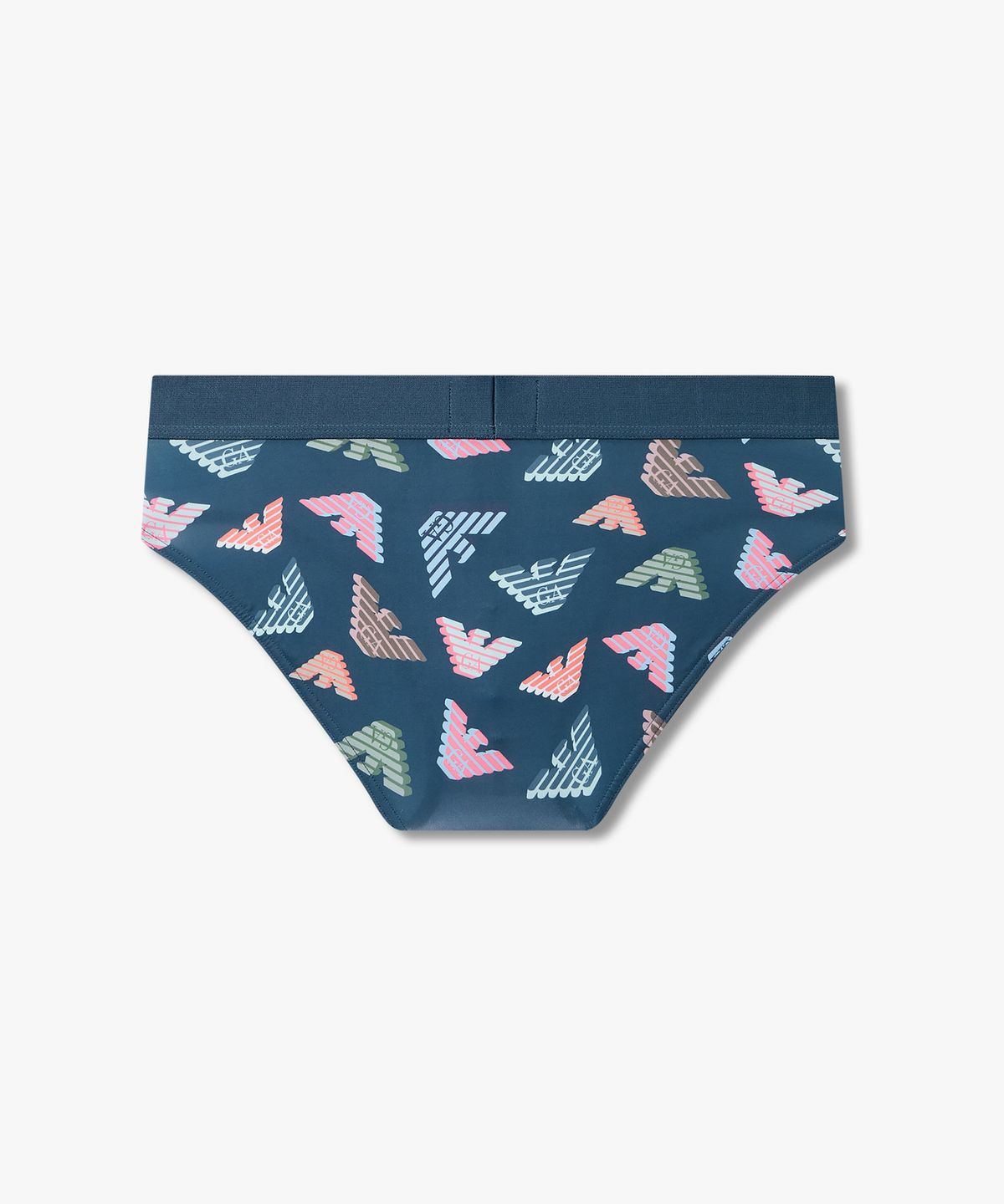 엠포리오 아르마니 언더웨어(EMPORIO ARMANI UNDERWEAR) 남성 3D로고 패턴 프린트 브리프_틸 그레이 0816111024