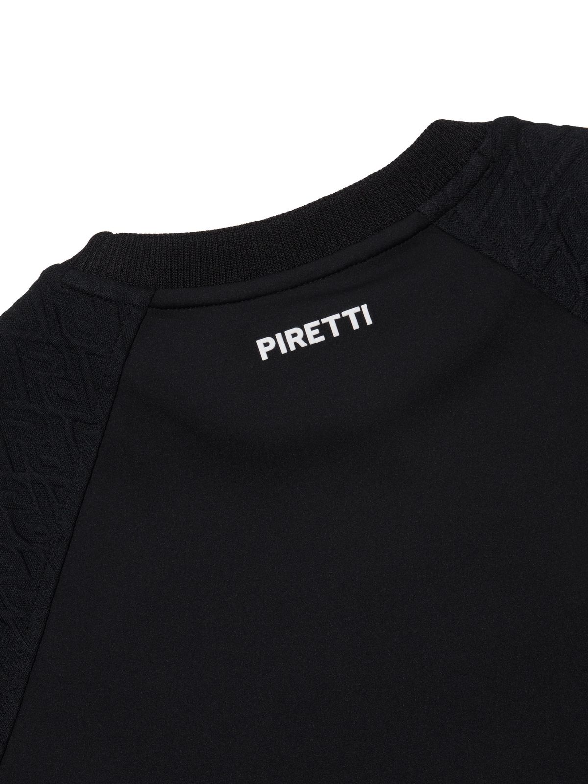 피레티(PIRETTI) P그램 라운드 티셔츠 W_Black