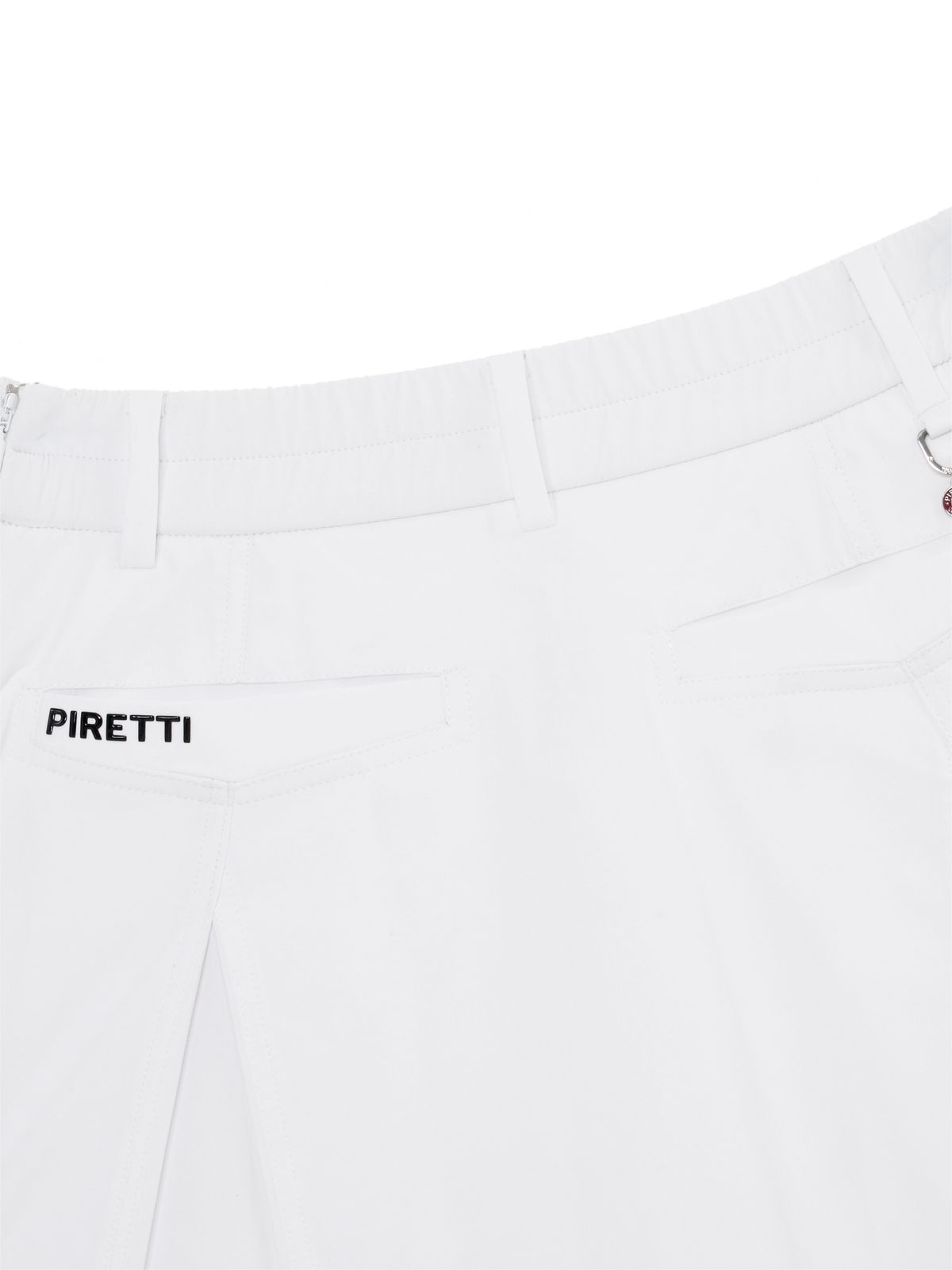 피레티(PIRETTI) 엘리트 A라인 플리츠 큐롯 W_White