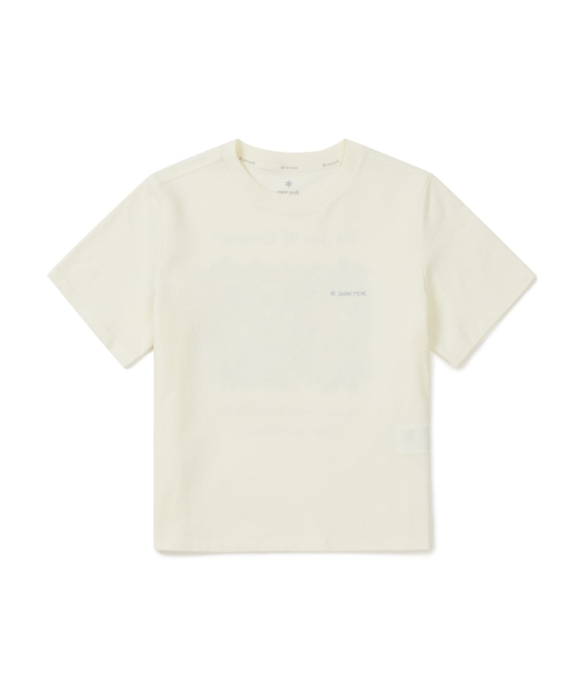 스노우피크 어패럴(SNOWPEAK APPAREL) 소로나 여성 트로피컬 반팔 티셔츠 (S26MWFTS71) Butter Ivory