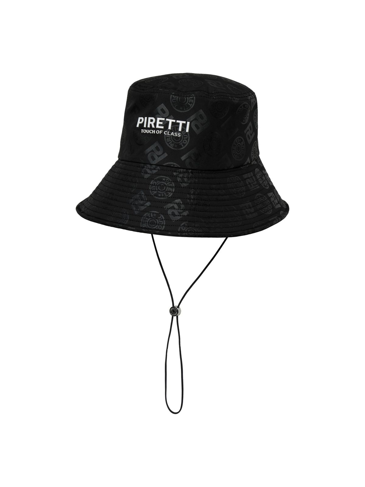피레티(PIRETTI) 그래픽 프린트 올오버 햇_Black
