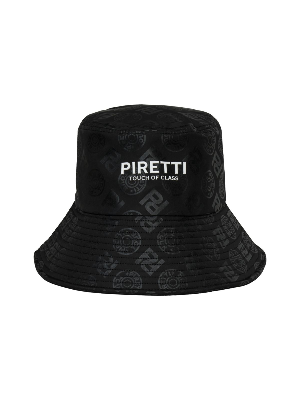피레티(PIRETTI) 그래픽 프린트 올오버 햇_Black