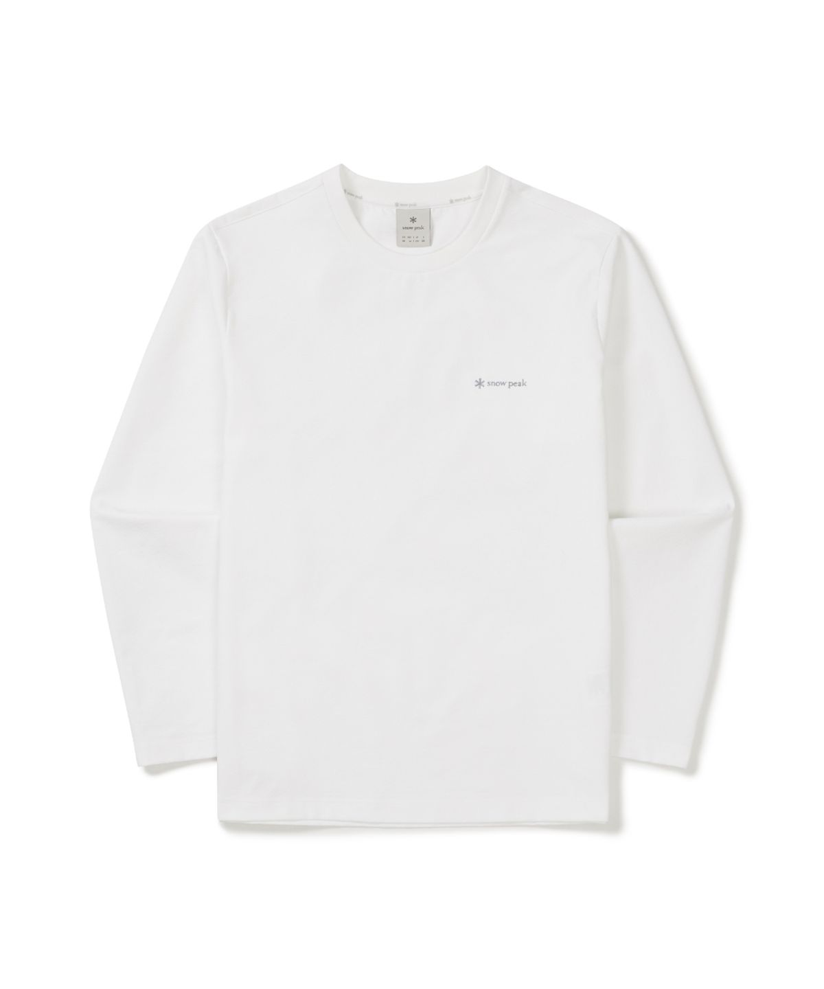 스노우피크 어패럴(SNOWPEAK APPAREL) 클래식 우븐 긴팔 티셔츠 (S26SMTTL14) White