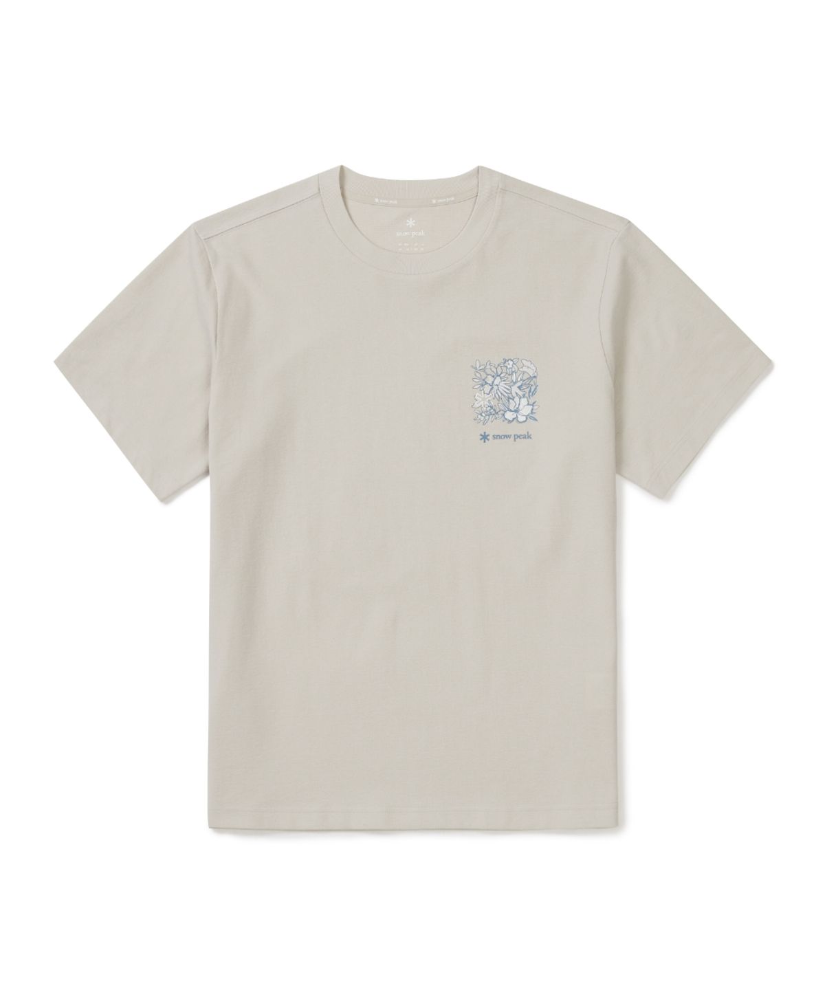 스노우피크 어패럴(SNOWPEAK APPAREL) 소로나 트로피컬 반팔 티셔츠 (S26MUFTS70) Sand Beige