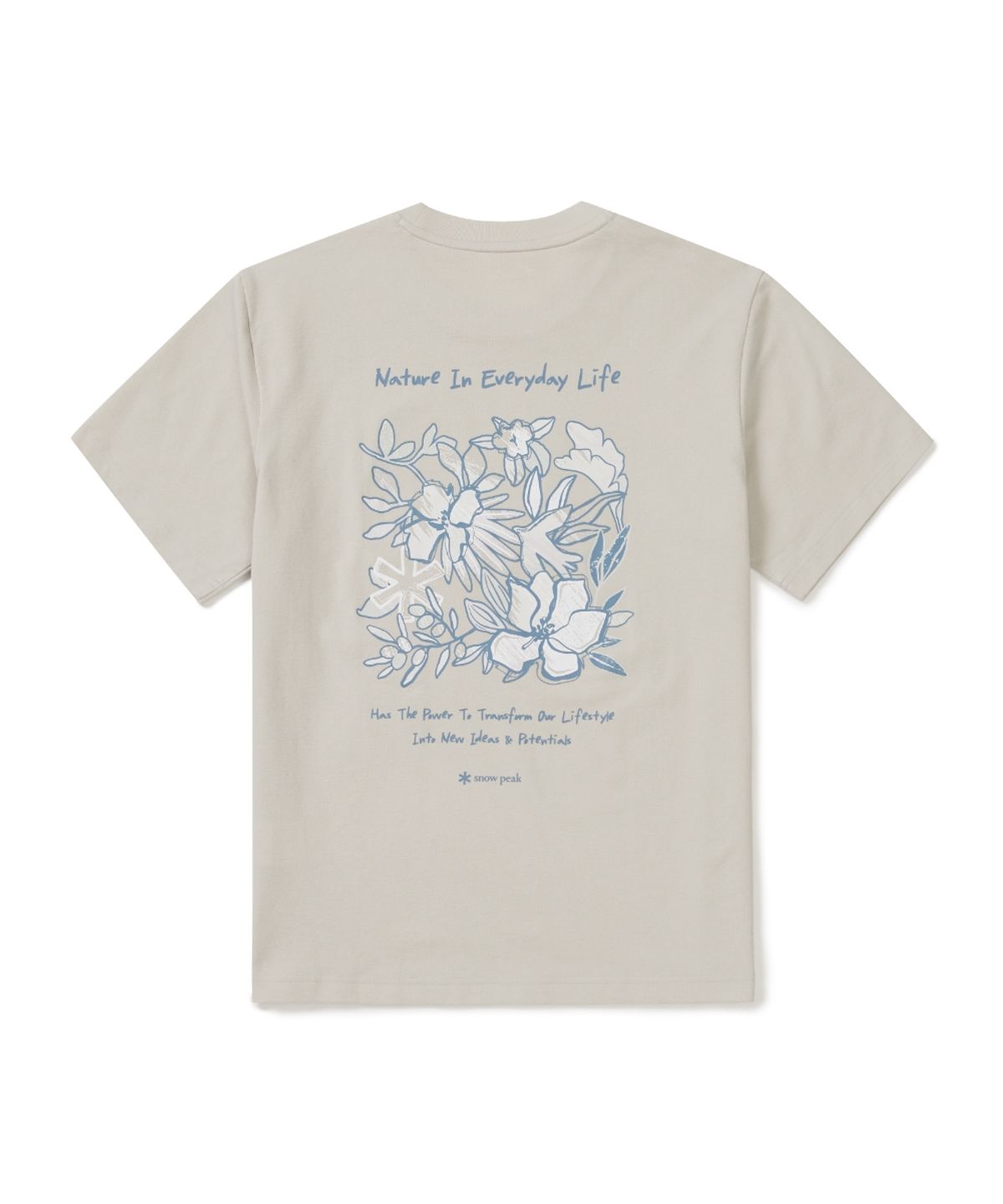 스노우피크 어패럴(SNOWPEAK APPAREL) 소로나 트로피컬 반팔 티셔츠 (S26MUFTS70) Sand Beige