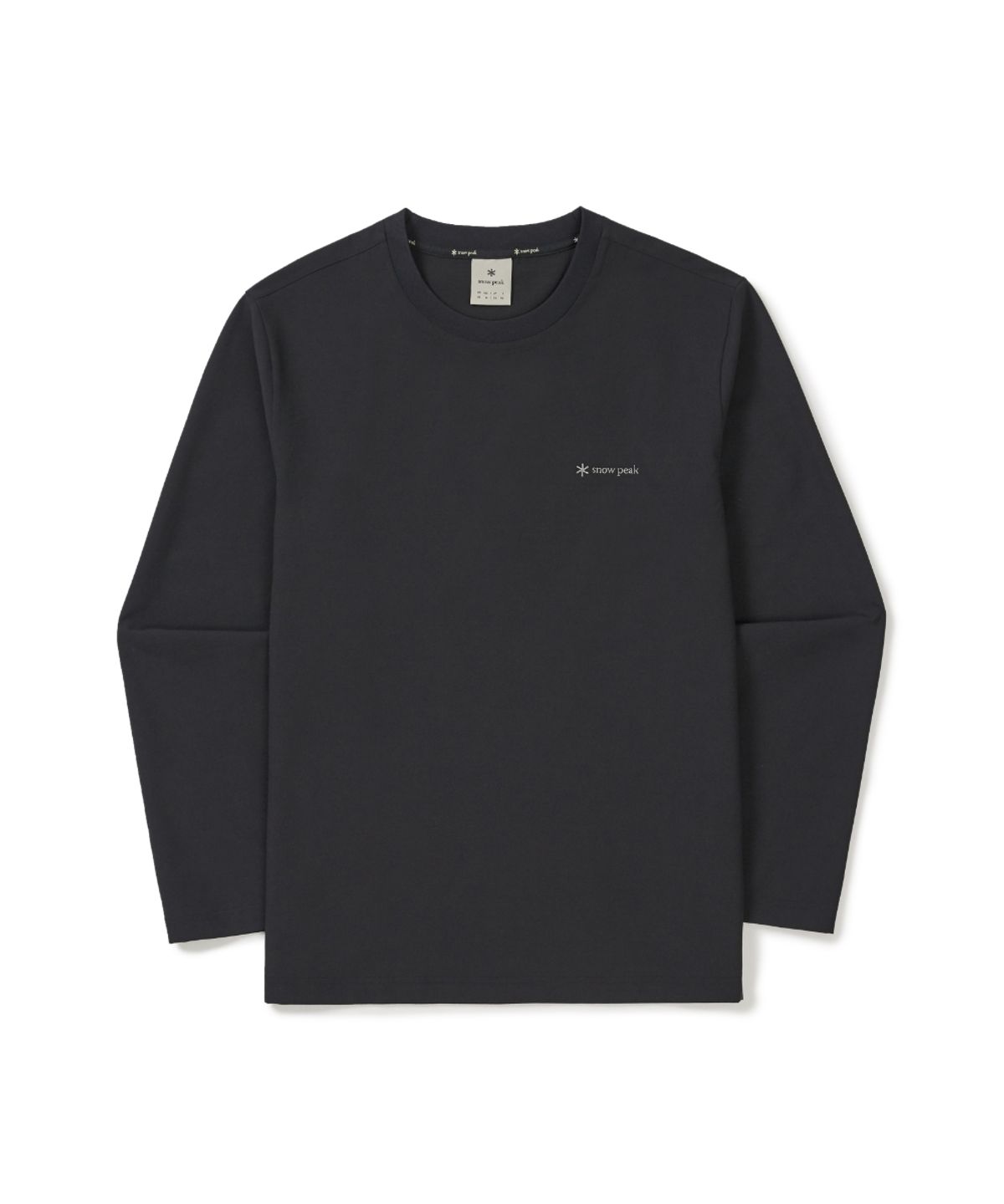 스노우피크 어패럴(SNOWPEAK APPAREL) 클래식 우븐 긴팔 티셔츠 (S26SMTTL14) Black