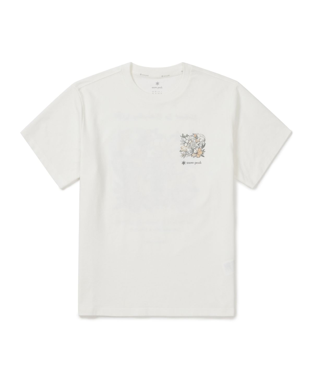 스노우피크 어패럴(SNOWPEAK APPAREL) 소로나 트로피컬 반팔 티셔츠 (S26MUFTS70) Off White