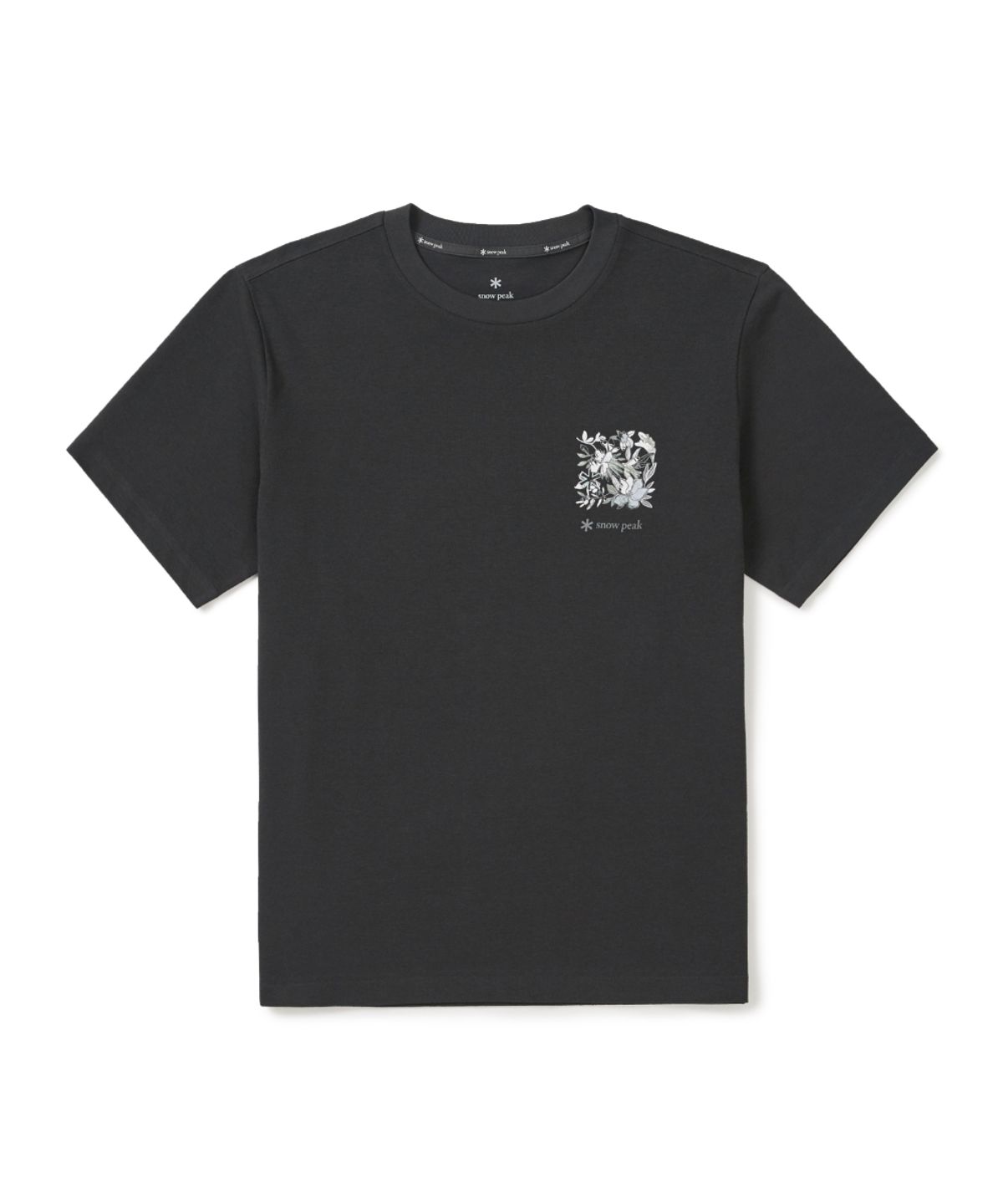 스노우피크 어패럴(SNOWPEAK APPAREL) 소로나 트로피컬 반팔 티셔츠 (S26MUFTS70) Dark Charcoal