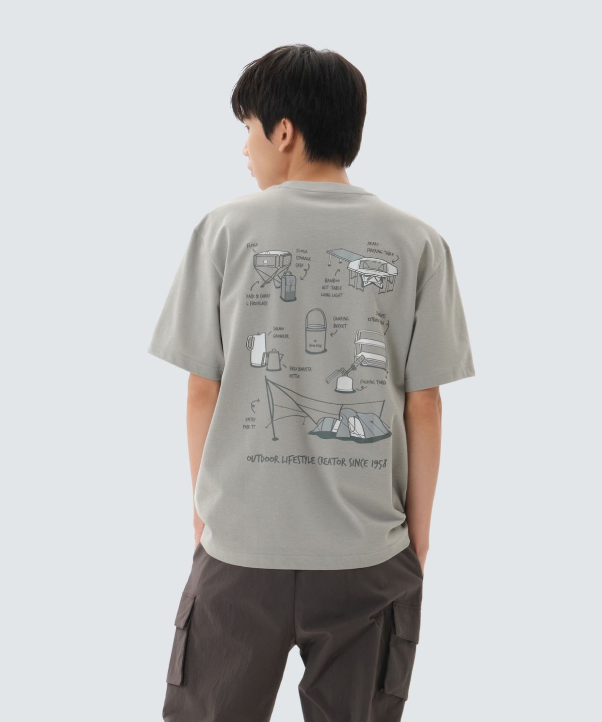 스노우피크 어패럴(SNOWPEAK APPAREL) 소로나 기어 반팔 티셔츠 (S26MUFTS06) Mint