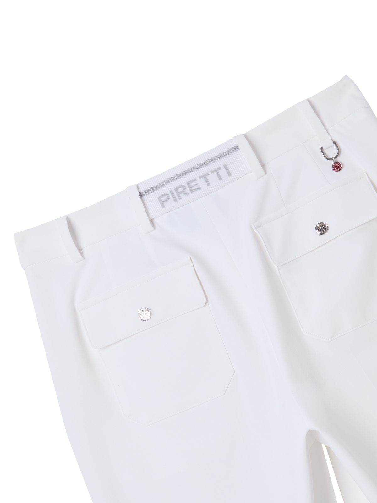피레티(PIRETTI) 엘리트 시어써커 와이드 팬츠 W_White