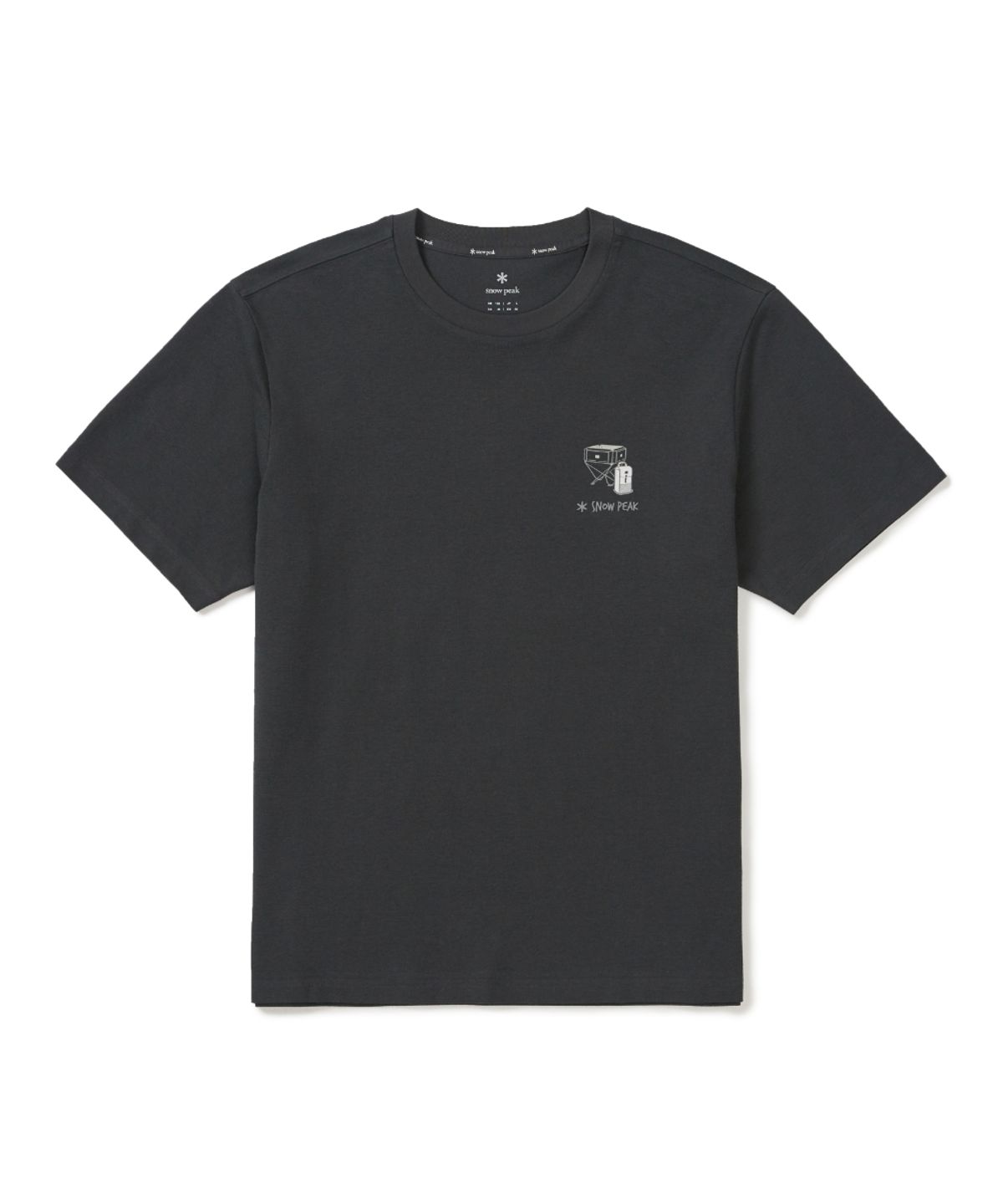 스노우피크 어패럴(SNOWPEAK APPAREL) 소로나 기어 반팔 티셔츠 (S26MUFTS06) Dark Charcoal