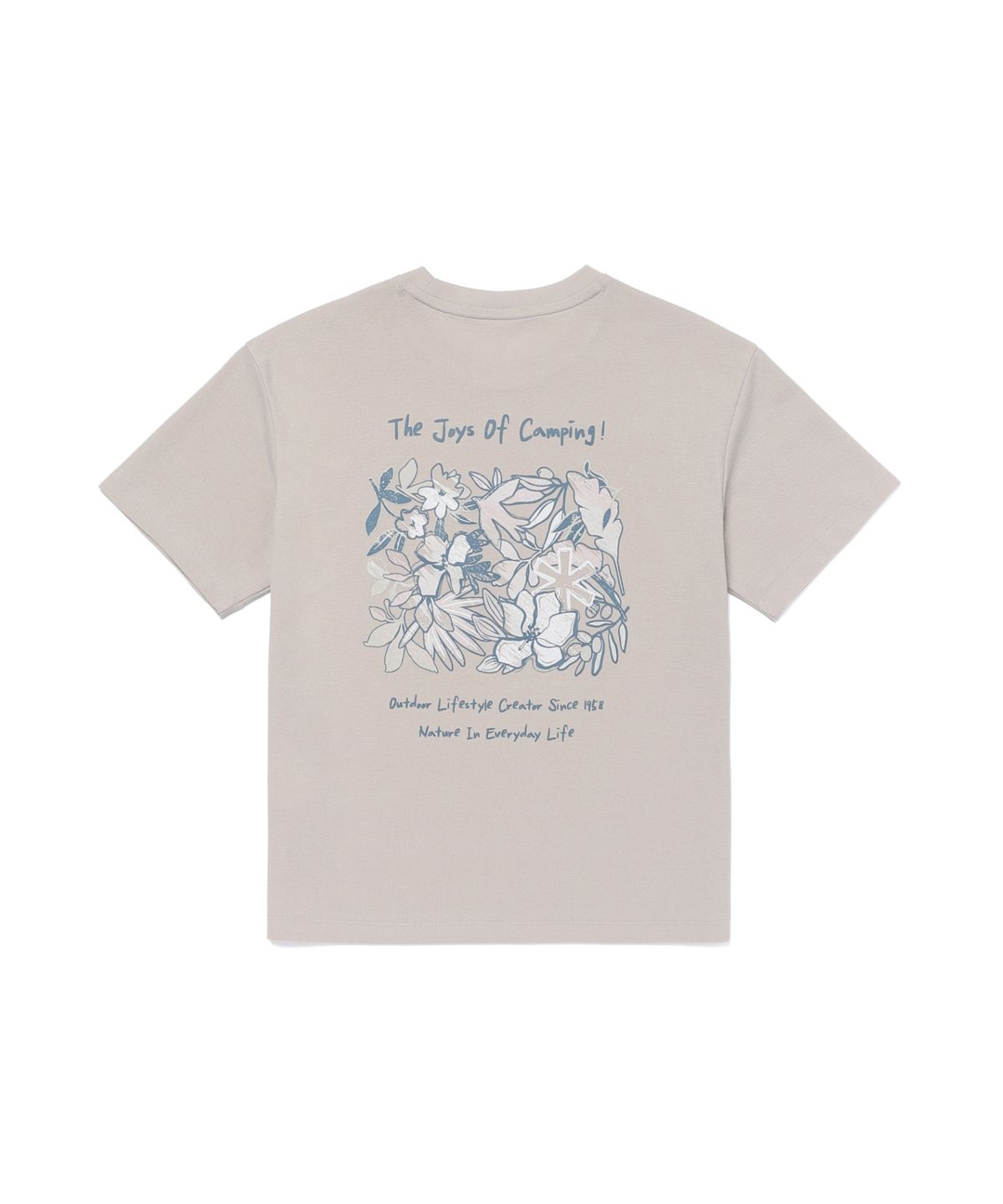 스노우피크 어패럴 키즈(SNOWPEAK APPAREL KIDS) 키즈 소로나 트로피컬 반팔 티셔츠 (S26MKFTS83) Sand Beige
