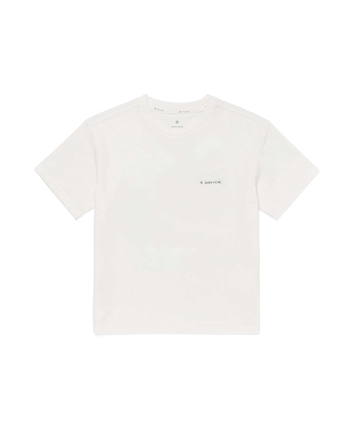 스노우피크 어패럴 키즈(SNOWPEAK APPAREL KIDS) 키즈 소로나 트로피컬 반팔 티셔츠 (S26MKFTS83) Off White