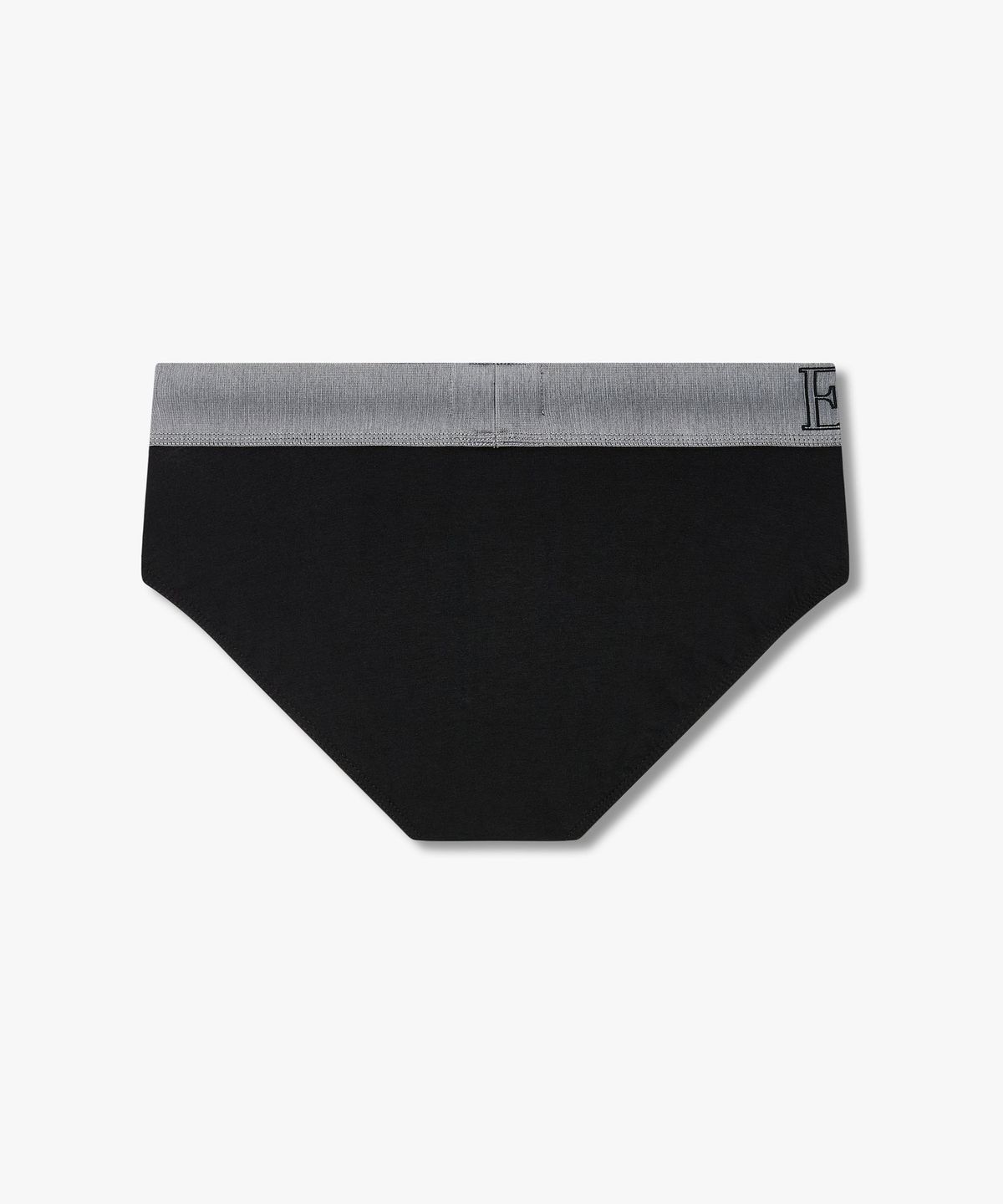 엠포리오 아르마니 언더웨어(EMPORIO ARMANI UNDERWEAR) 남성 아웃라인 로고 밴딩 브리프_블랙 0816111008