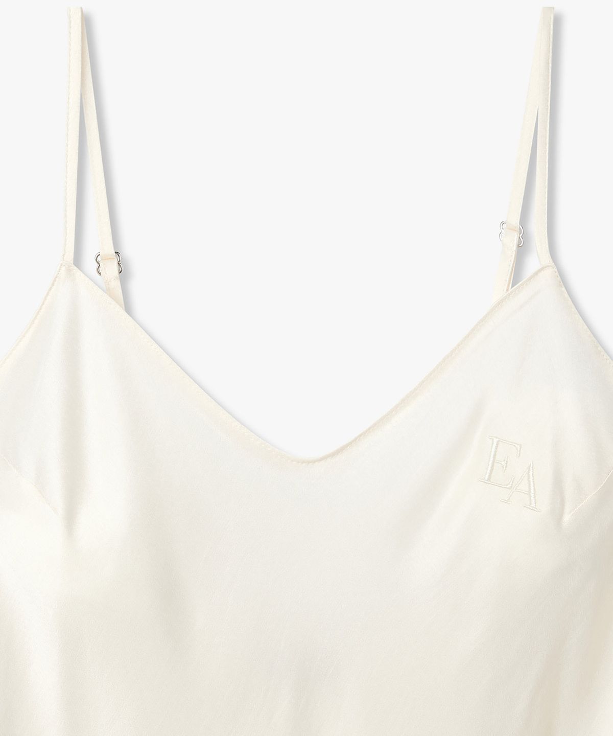 엠포리오 아르마니 언더웨어(EMPORIO ARMANI UNDERWEAR) 여성 EA로고 언패디드 베이비돌 슬립_아이보리 0826118501
