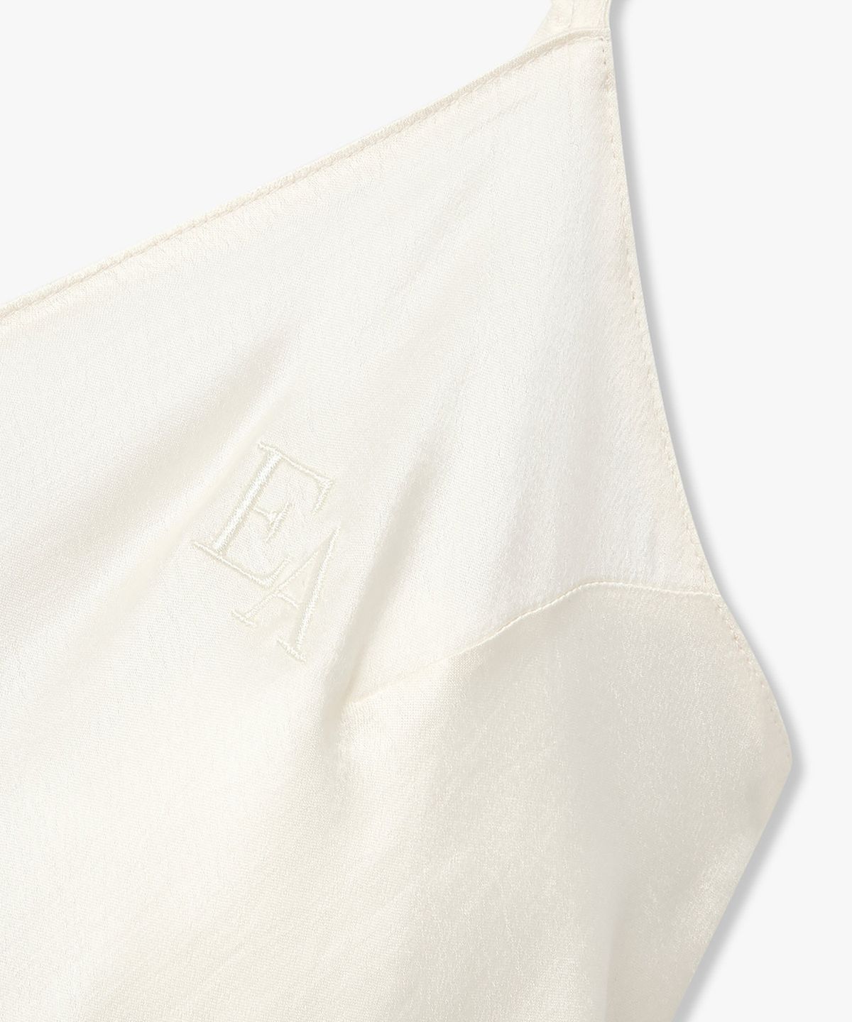 엠포리오 아르마니 언더웨어(EMPORIO ARMANI UNDERWEAR) 여성 EA로고 언패디드 베이비돌 슬립_아이보리 0826118501