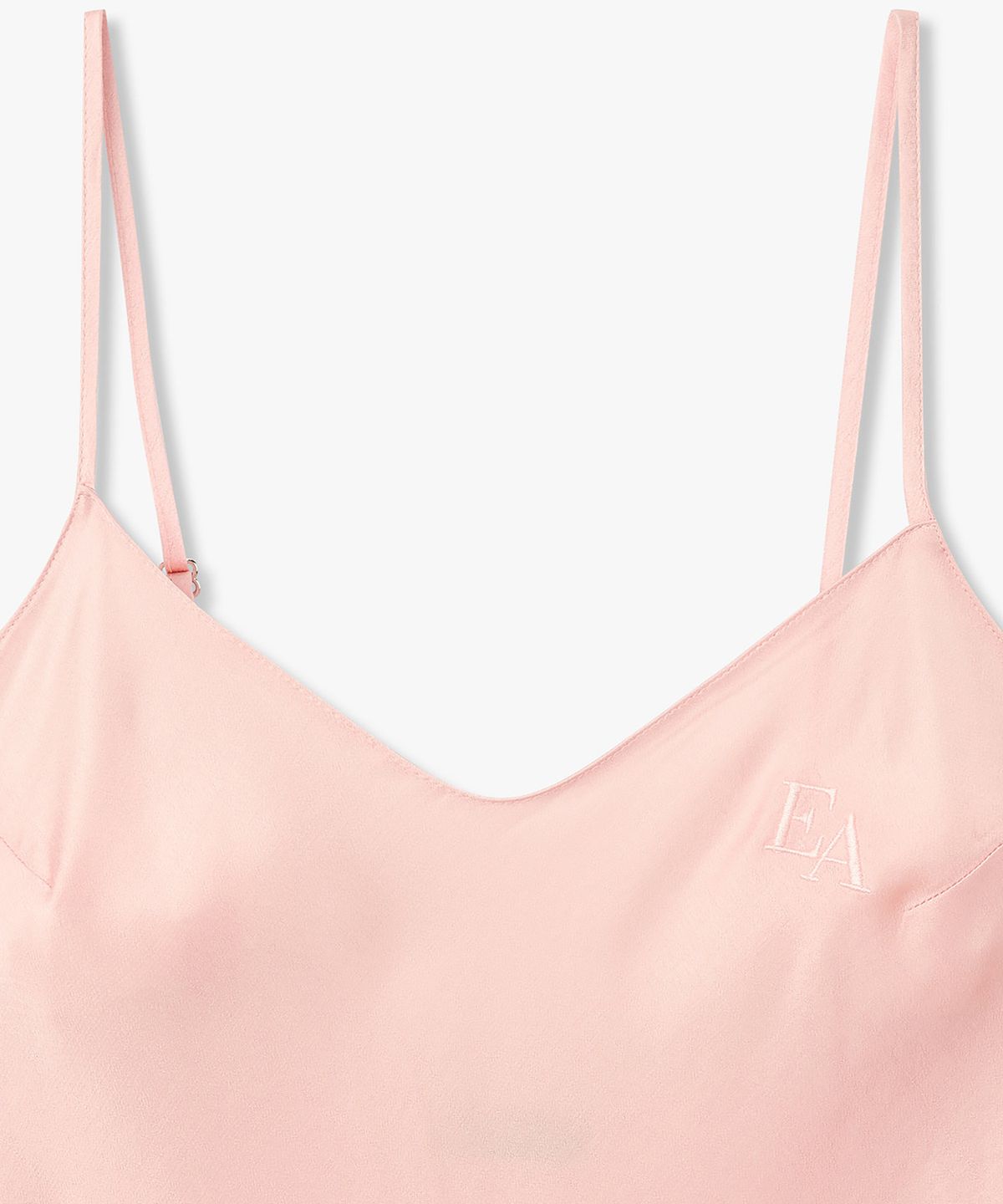 엠포리오 아르마니 언더웨어(EMPORIO ARMANI UNDERWEAR) 여성 EA로고 언패디드 베이비돌 슬립_핑크 0826118502