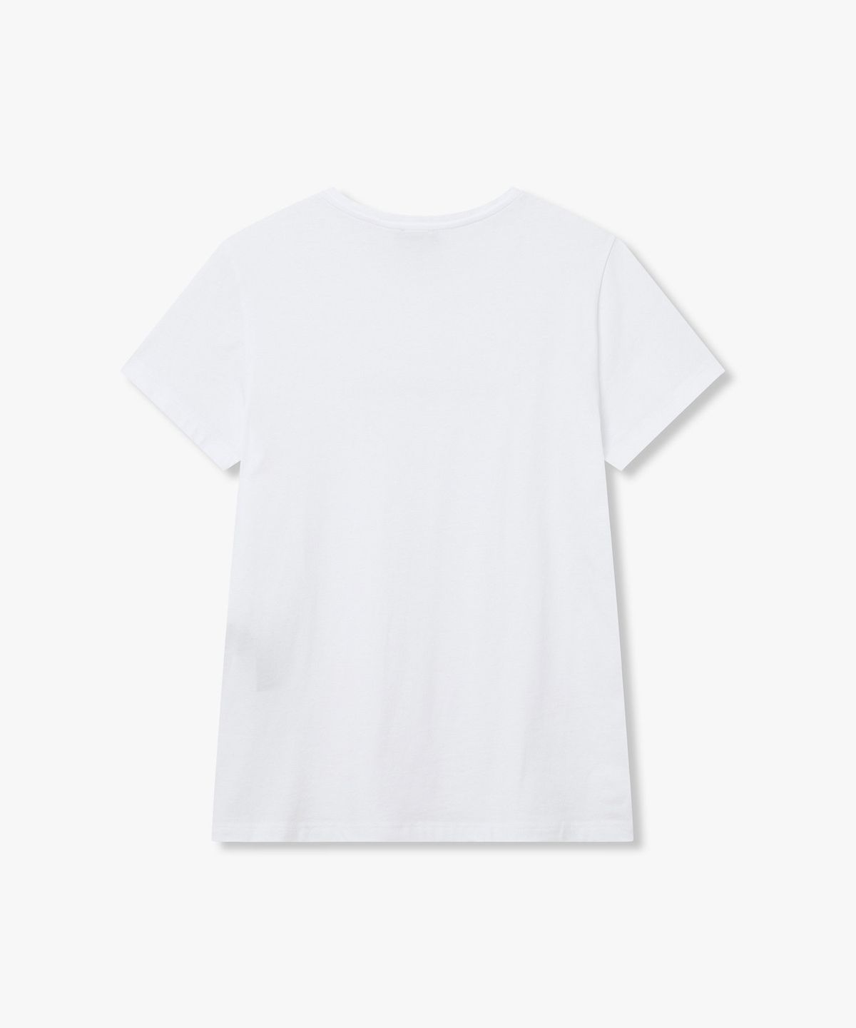 엠포리오 아르마니 언더웨어(EMPORIO ARMANI UNDERWEAR) 여성 라인스톤 로고 라운지 티셔츠_화이트 0826134501