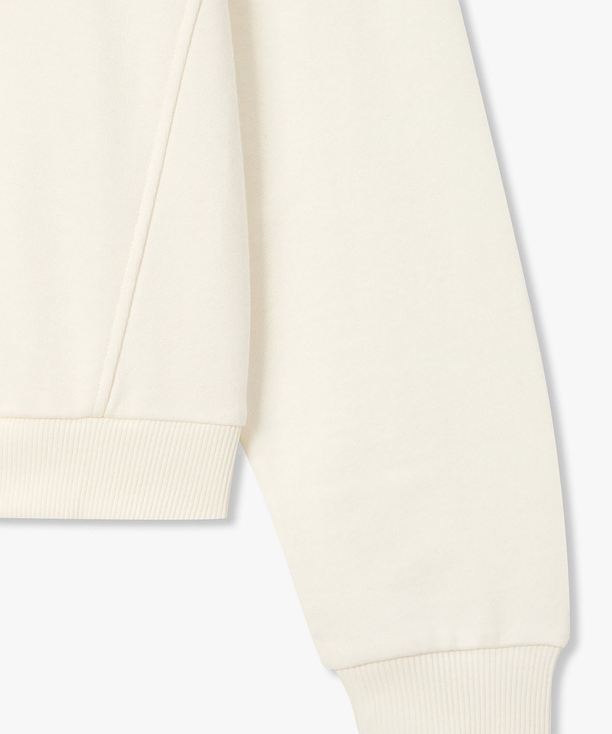 엠포리오 아르마니 언더웨어(EMPORIO ARMANI UNDERWEAR) 여성 아치 로고 라운지 후드 집업_크림 0826138503