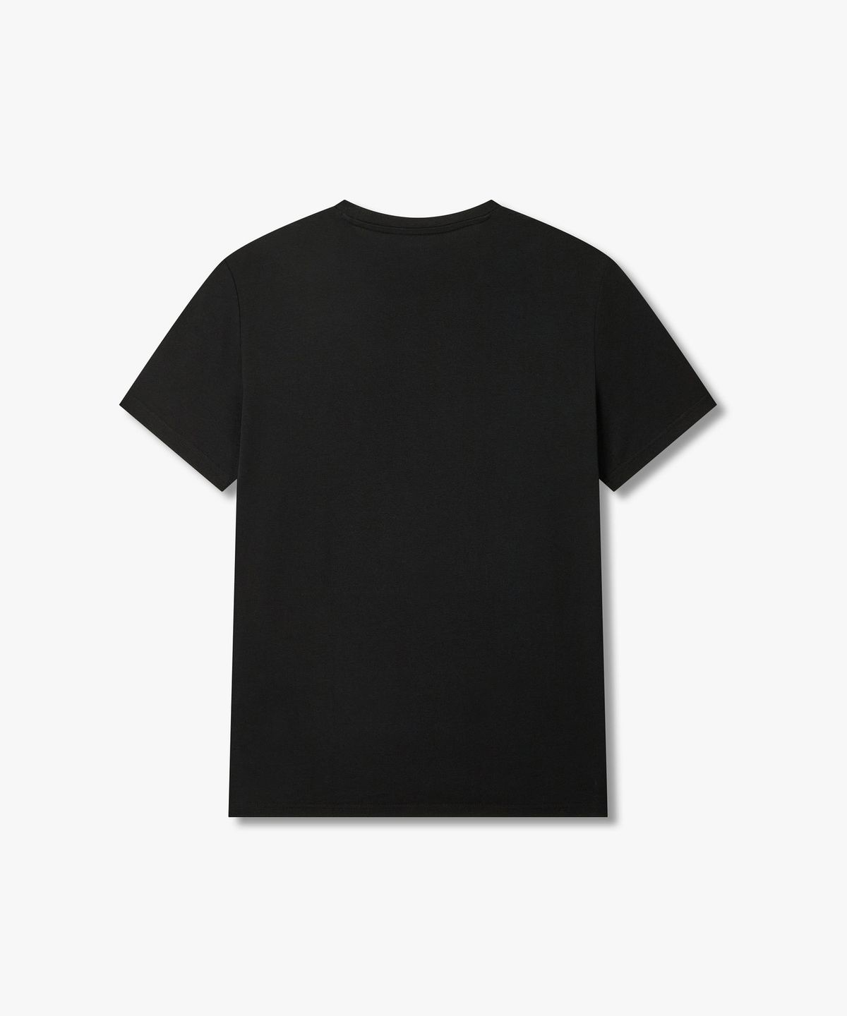 엠포리오 아르마니 언더웨어(EMPORIO ARMANI UNDERWEAR) 남성 아웃라인 로고 라운지 티셔츠_블랙 0816134055