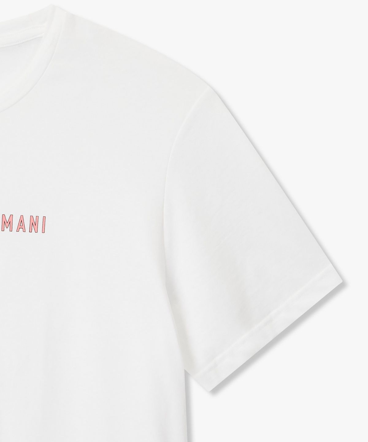 엠포리오 아르마니 언더웨어(EMPORIO ARMANI UNDERWEAR) 남성 센터 로고 라운지 티셔츠_화이트 0816134032